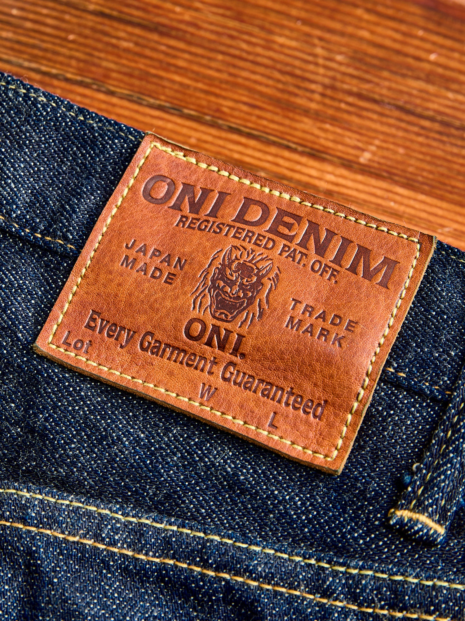 022-Kiraku "Natural Indigo" 12oz Selvedge Denim - Wide Straight Fit - Image 3
