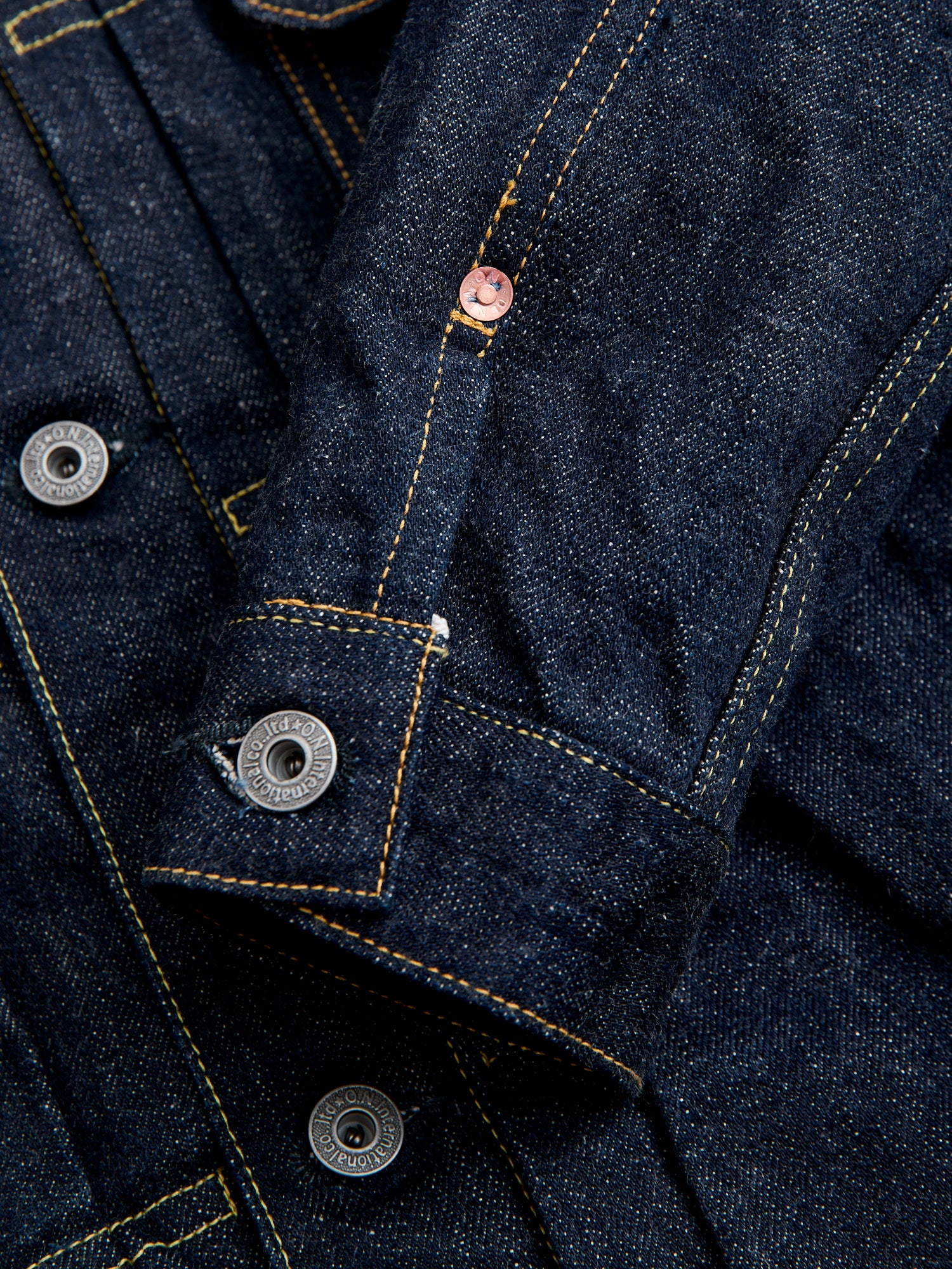 02516P "Sleeping Demon" Natural Indigo 15.5oz Selvedge Denim Jacket - Image 11