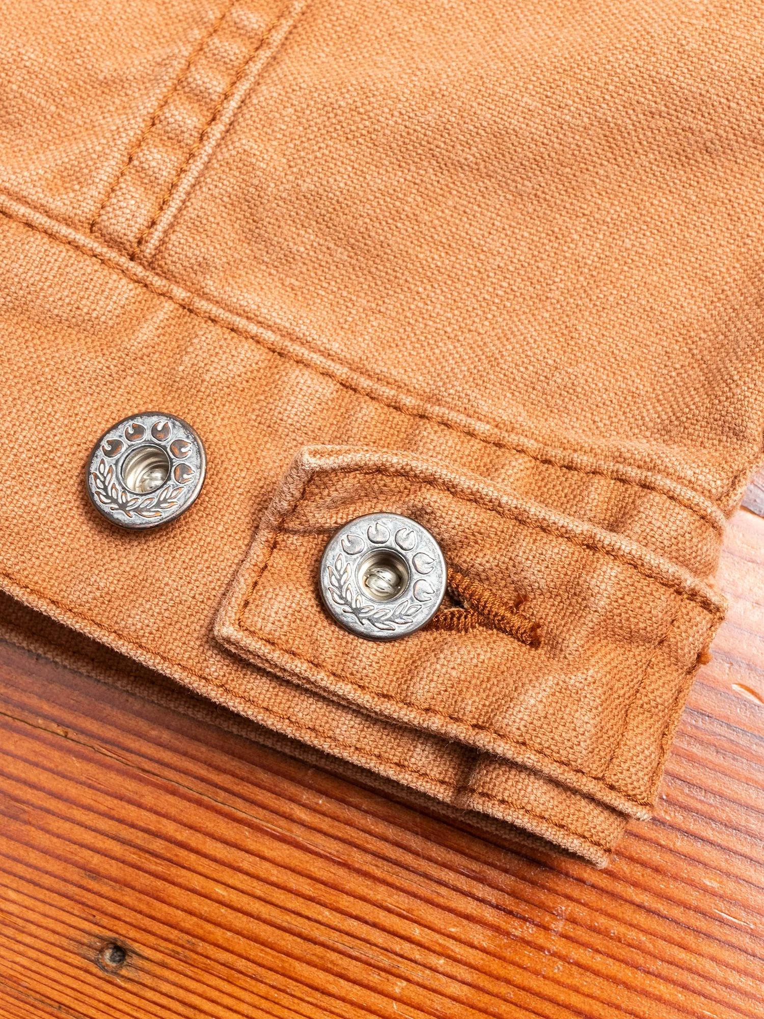 03-150 "Going to Battle" Washed Duck Type-3 Jacket in Brown - Image 10