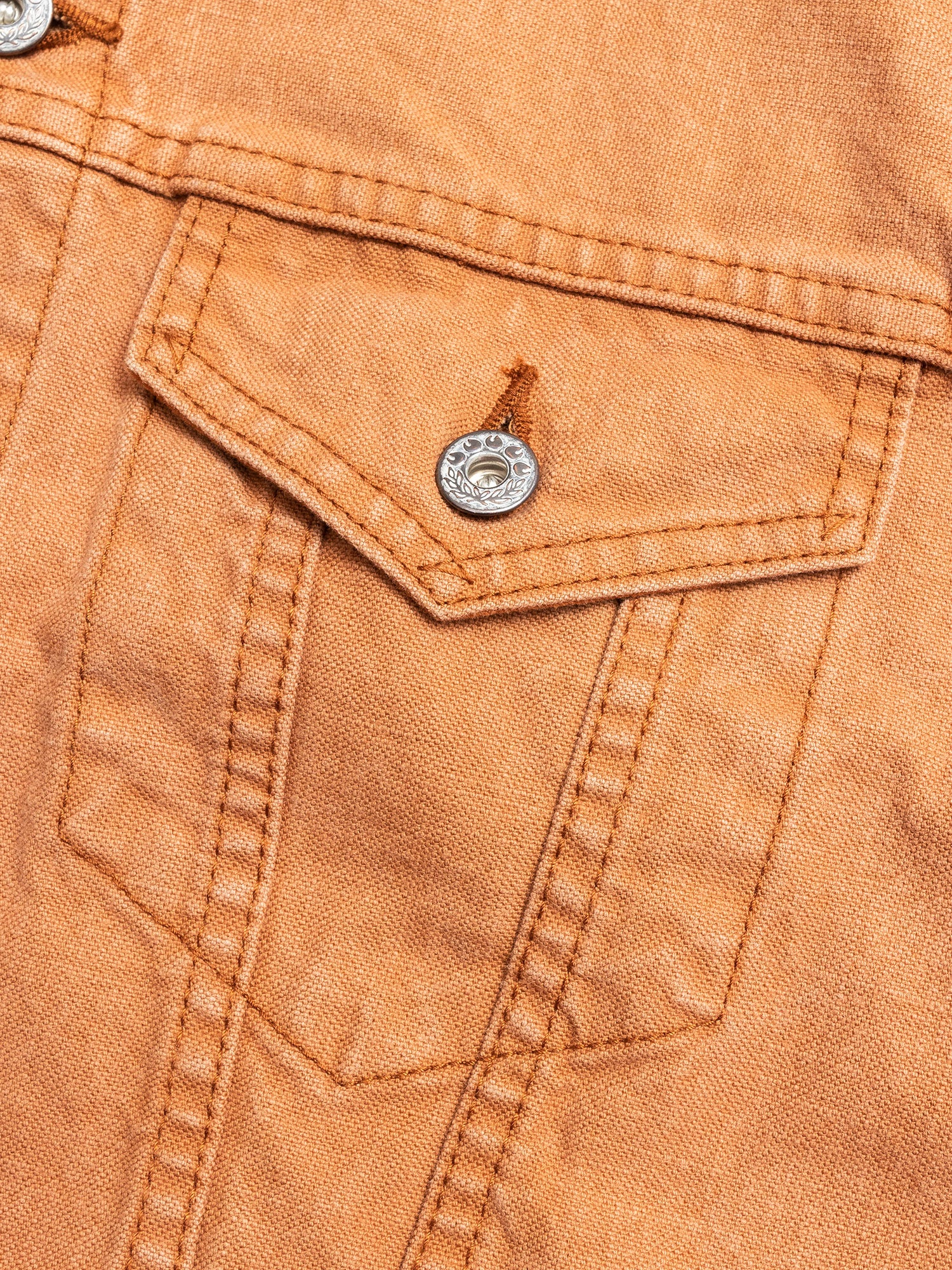 03-150 "Going to Battle" Washed Duck Type-3 Jacket in Brown - Image 3