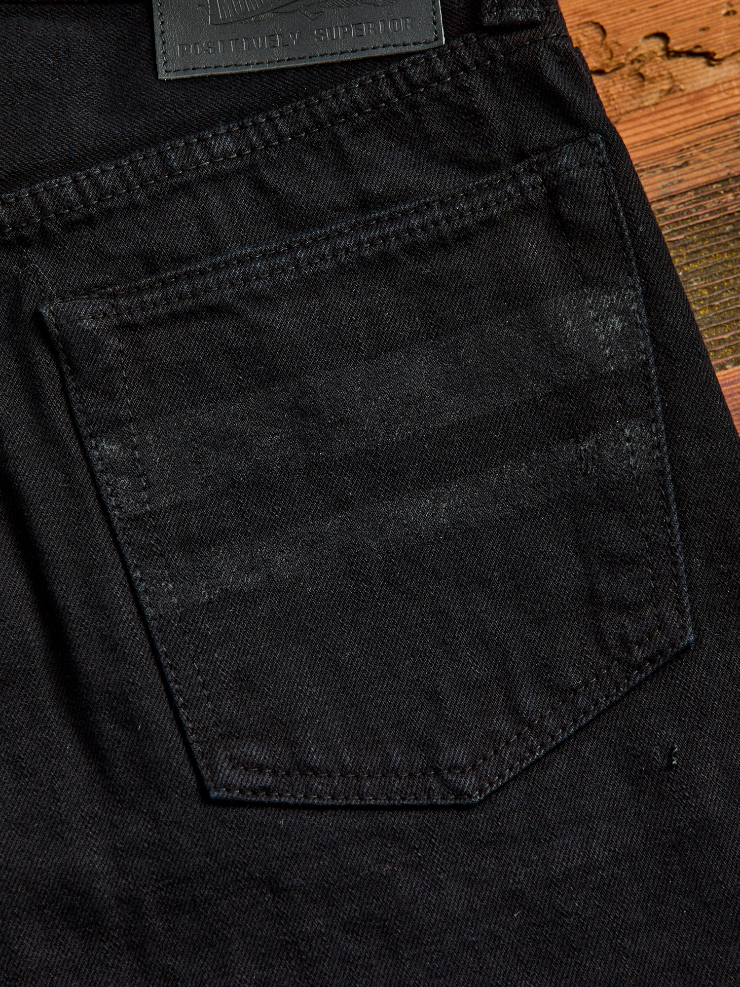 0405SP-OD "Sumi Ink Overdye" 15.7oz Selvedge Denim - High Tapered Fit - Image 12