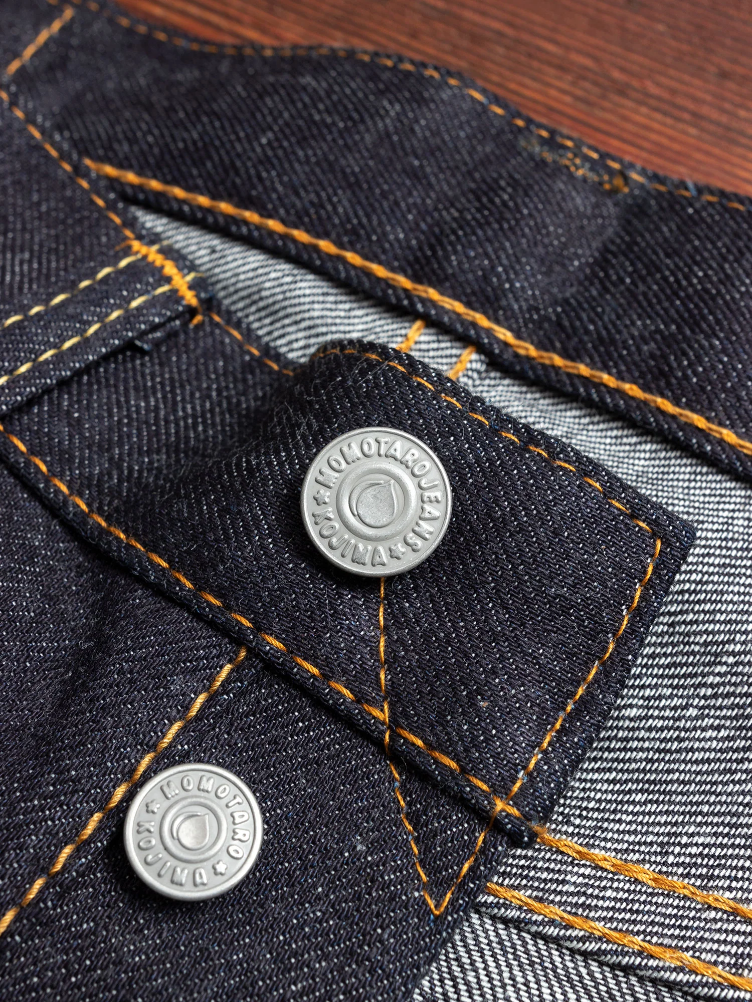 0605-12 12oz Selvedge Denim - Natural Tapered Fit - Image 7