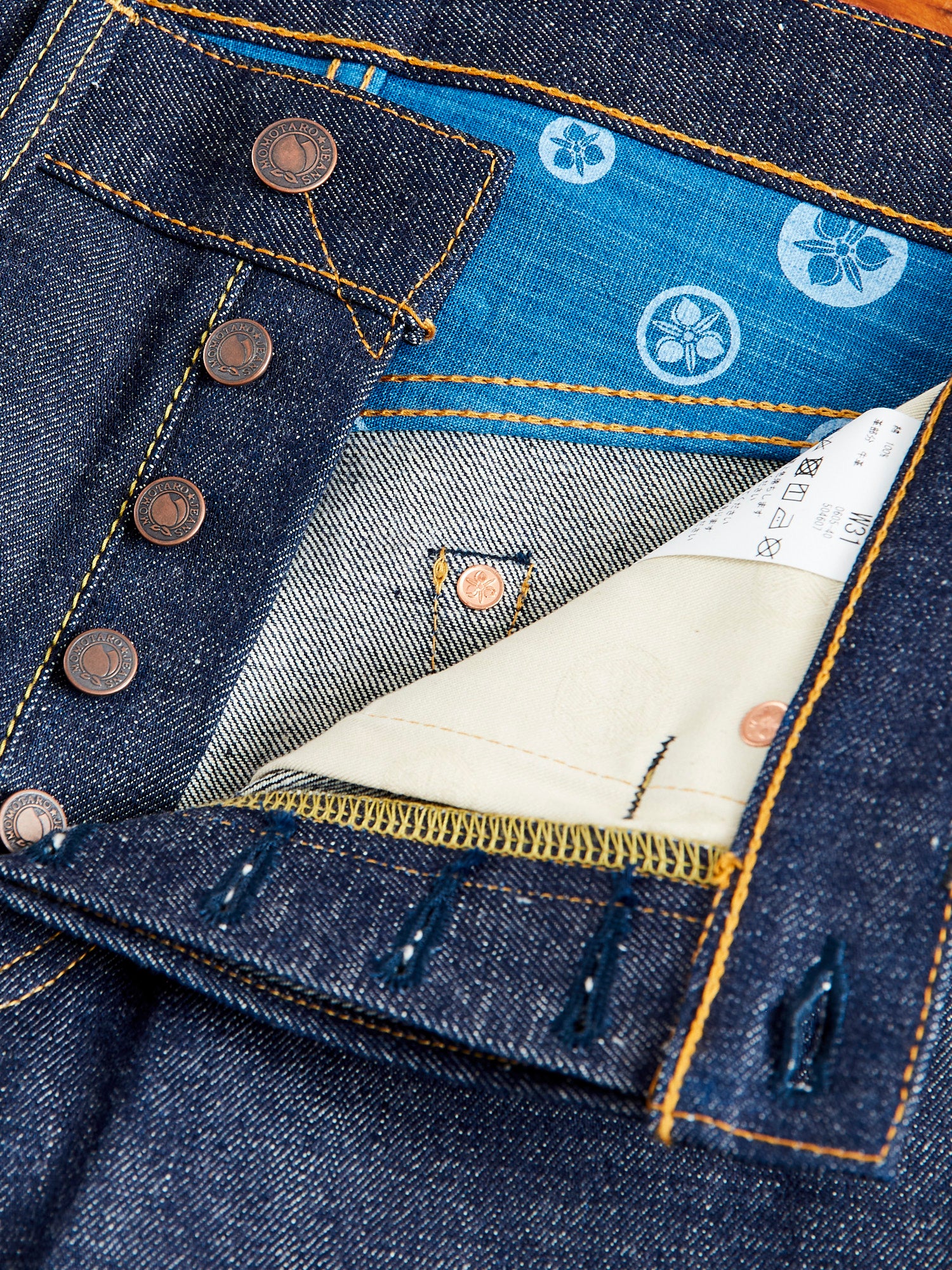 0605-40 "Legacy Blue" 14.7oz Selvedge Denim - Natural Tapered Fit - Image 7