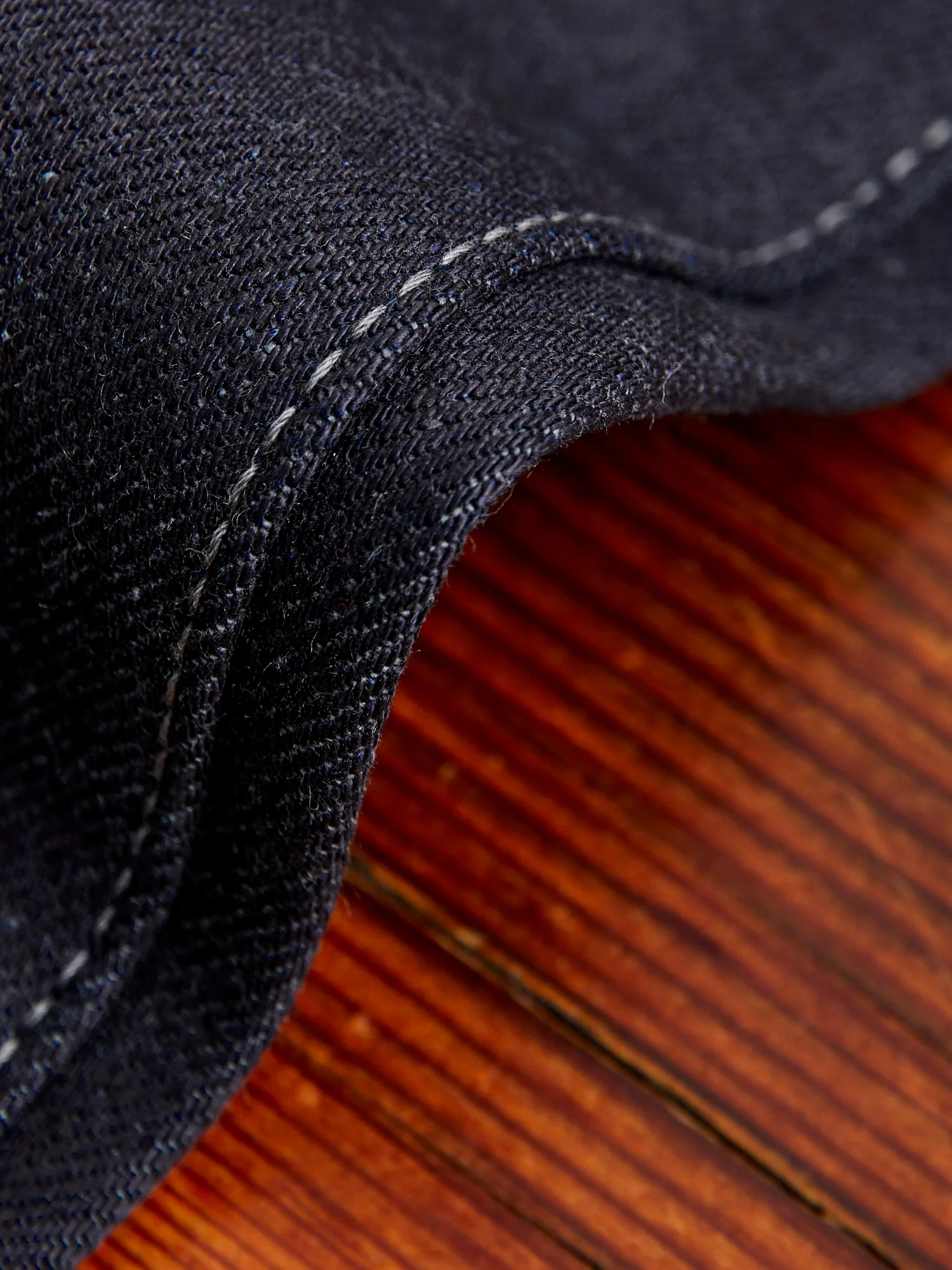 0605-52G "Indigo x Grey" 18oz Selvedge Denim - Natural Tapered Fit - Image 11