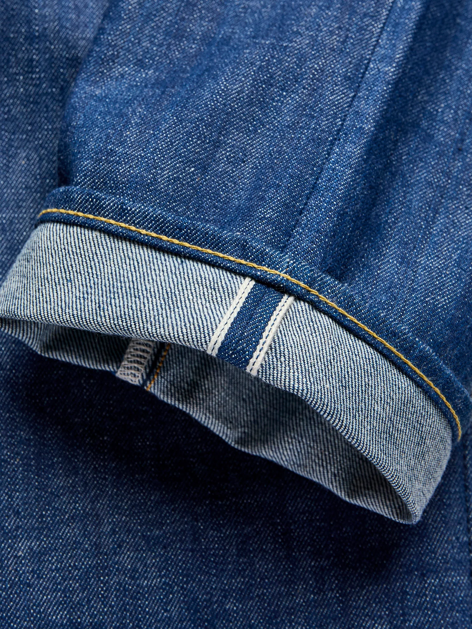0605-AI "Natural Indigo Aizome" 13.5oz Selvedge Denim - Natural Tapered Fit - Image 14