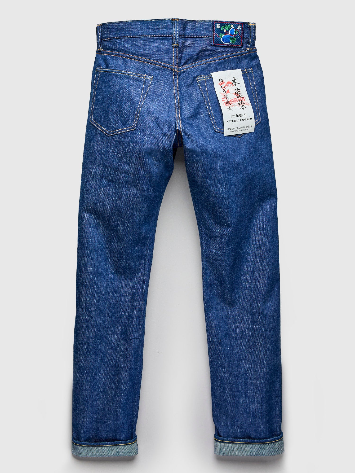 0605-AI "Natural Indigo Aizome" 13.5oz Selvedge Denim - Natural Tapered Fit - Image 3