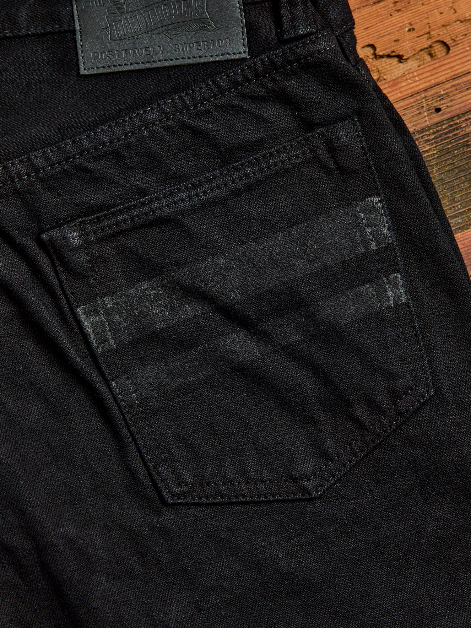 0605SP-OD "Sumi Ink Overdye" 15.7oz Selvedge Denim - Natural Tapered Fit - Image 5