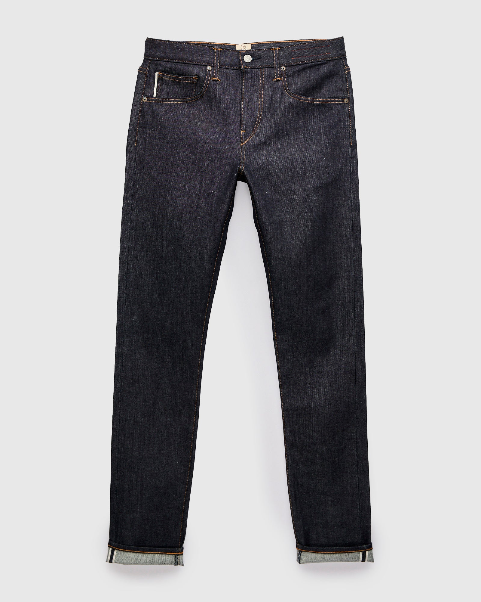 10.5oz Indigo Stretch Selvedge Denim - Scissors Slim Tapered - Image 2