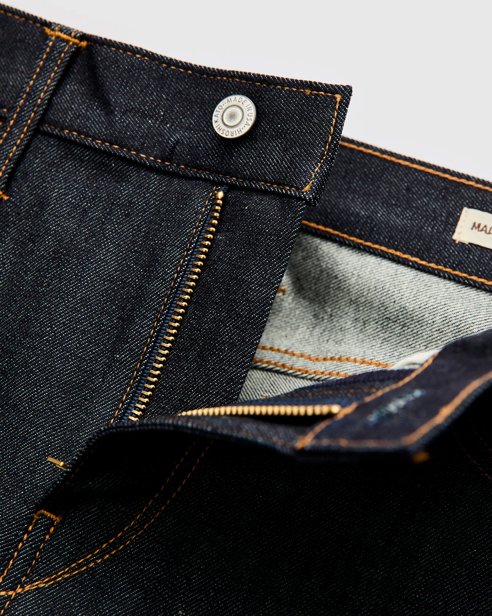 10.5oz Indigo Stretch Selvedge Denim - Scissors Slim Tapered - Image 7