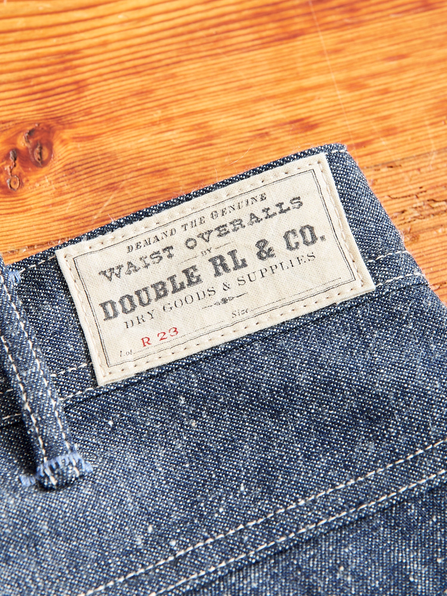 Limited Edition 10.75oz Double Knee Carpenter Selvedge Denim - Straight Fit - Image 12