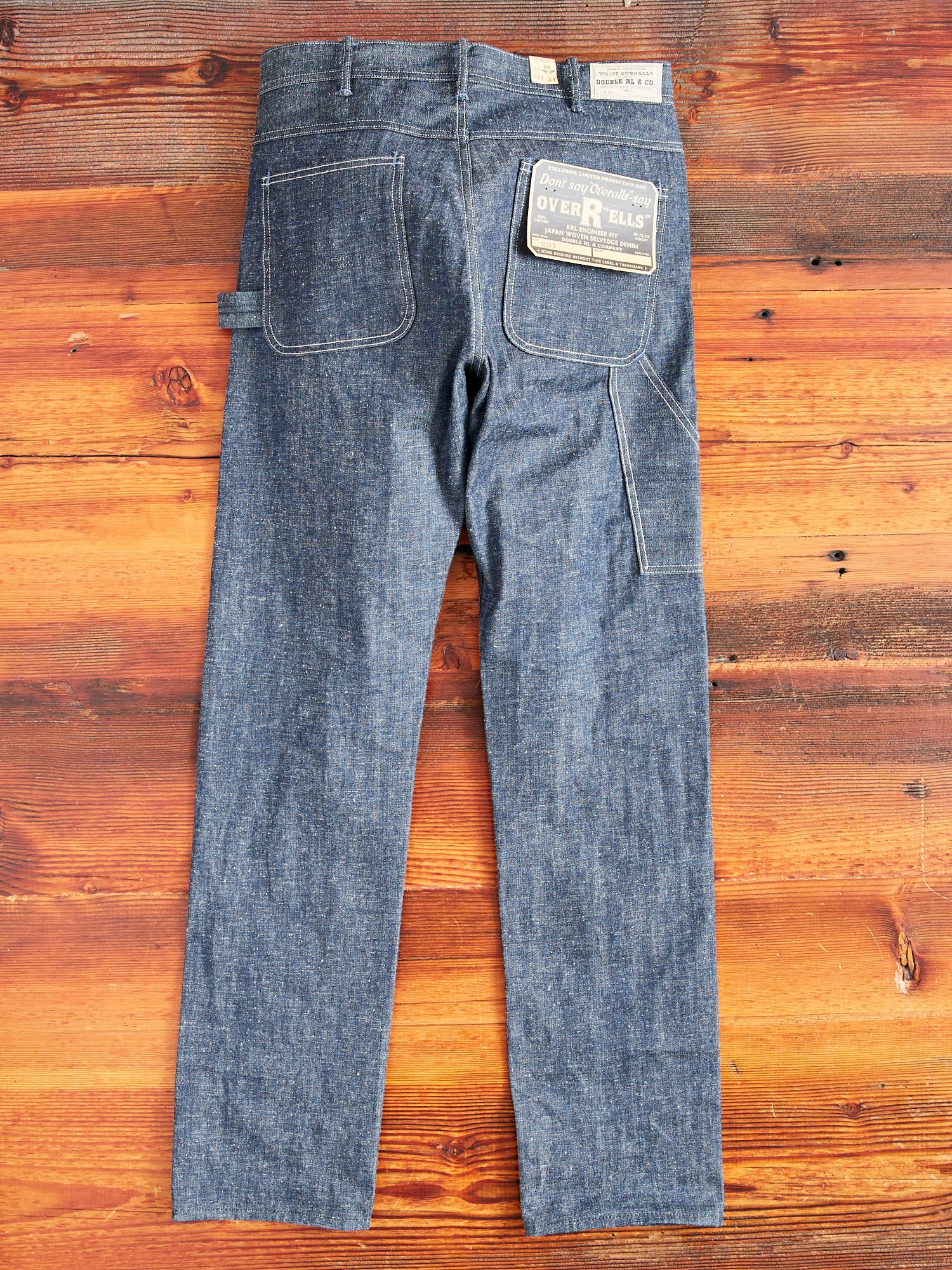 Limited Edition 10.75oz Double Knee Carpenter Selvedge Denim - Straight Fit - Image 13