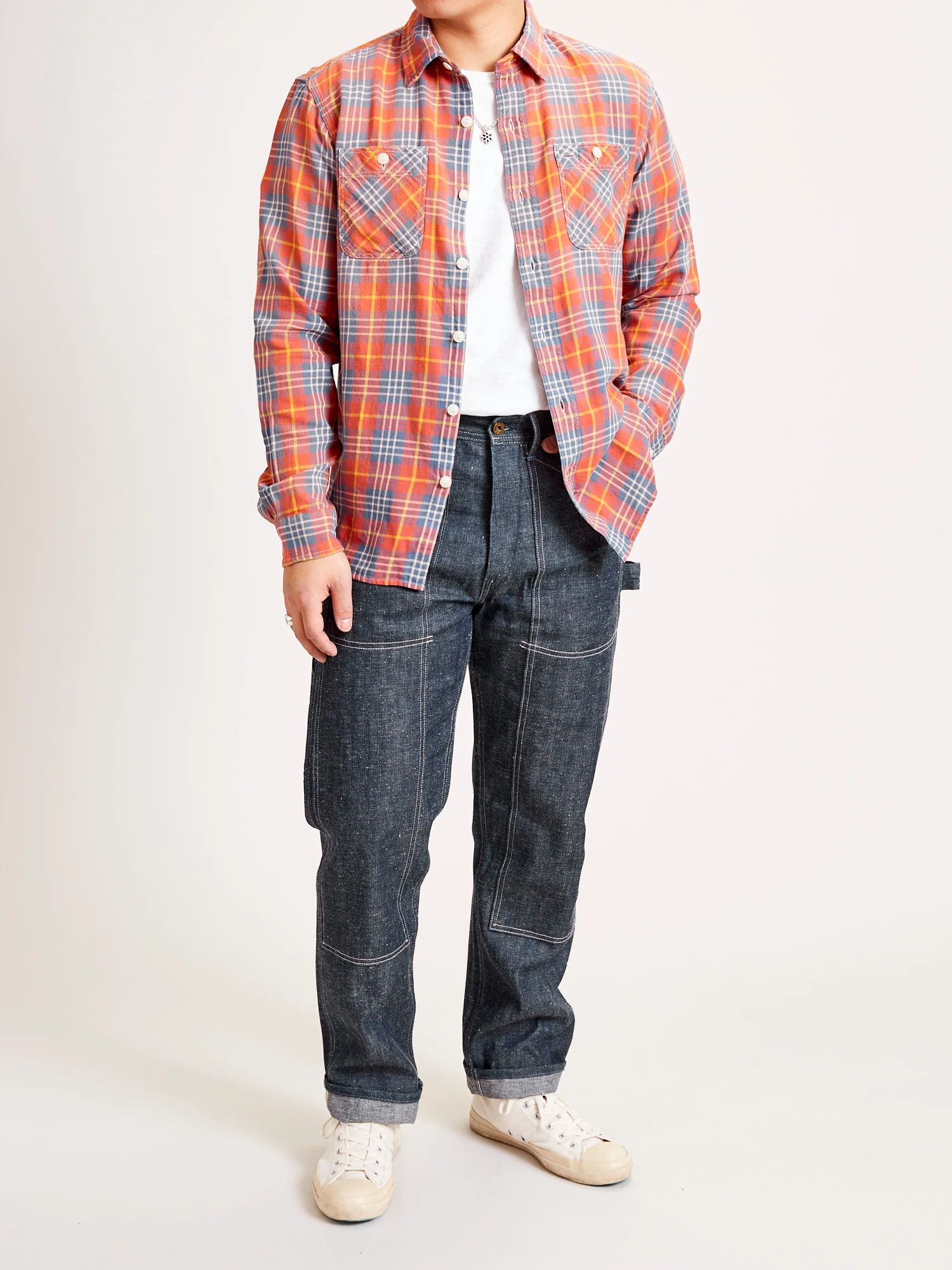 Limited Edition 10.75oz Double Knee Carpenter Selvedge Denim - Straight Fit - Image 14