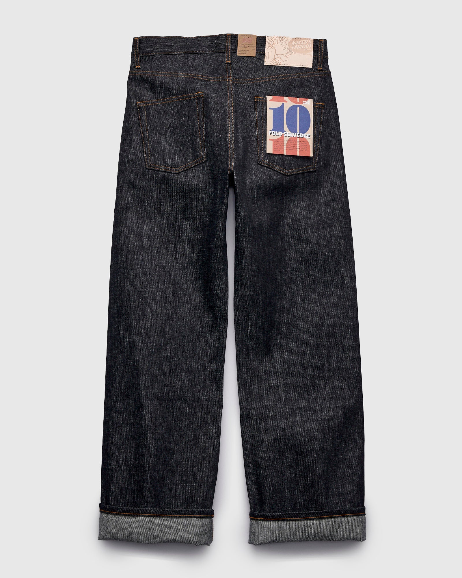 "10 Fold Selvedge" 14oz Selvedge Denim - Strong Guy Fit - Image 3