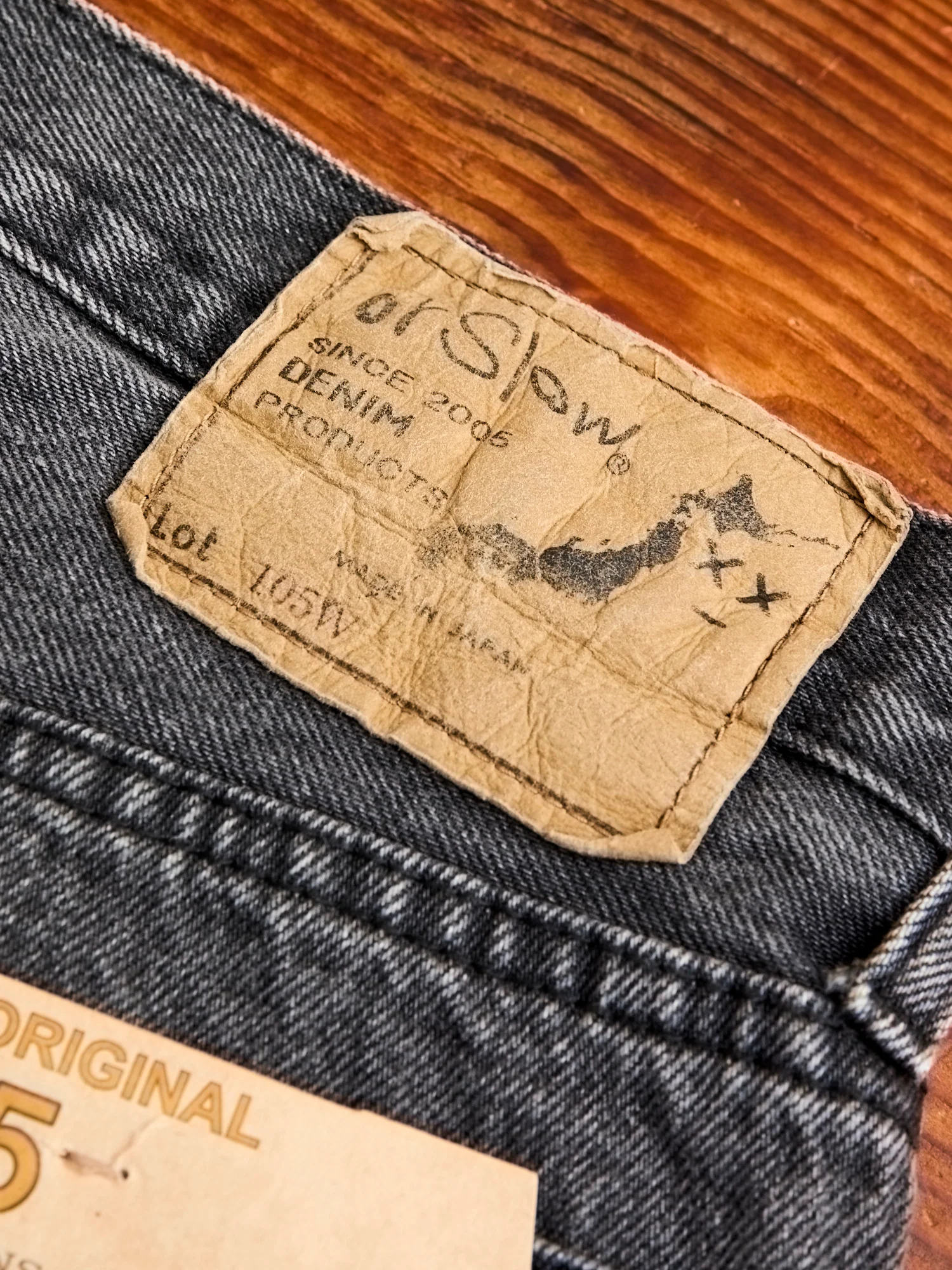 105 13.5oz Black Stone Denim - Standard Fit - Image 12