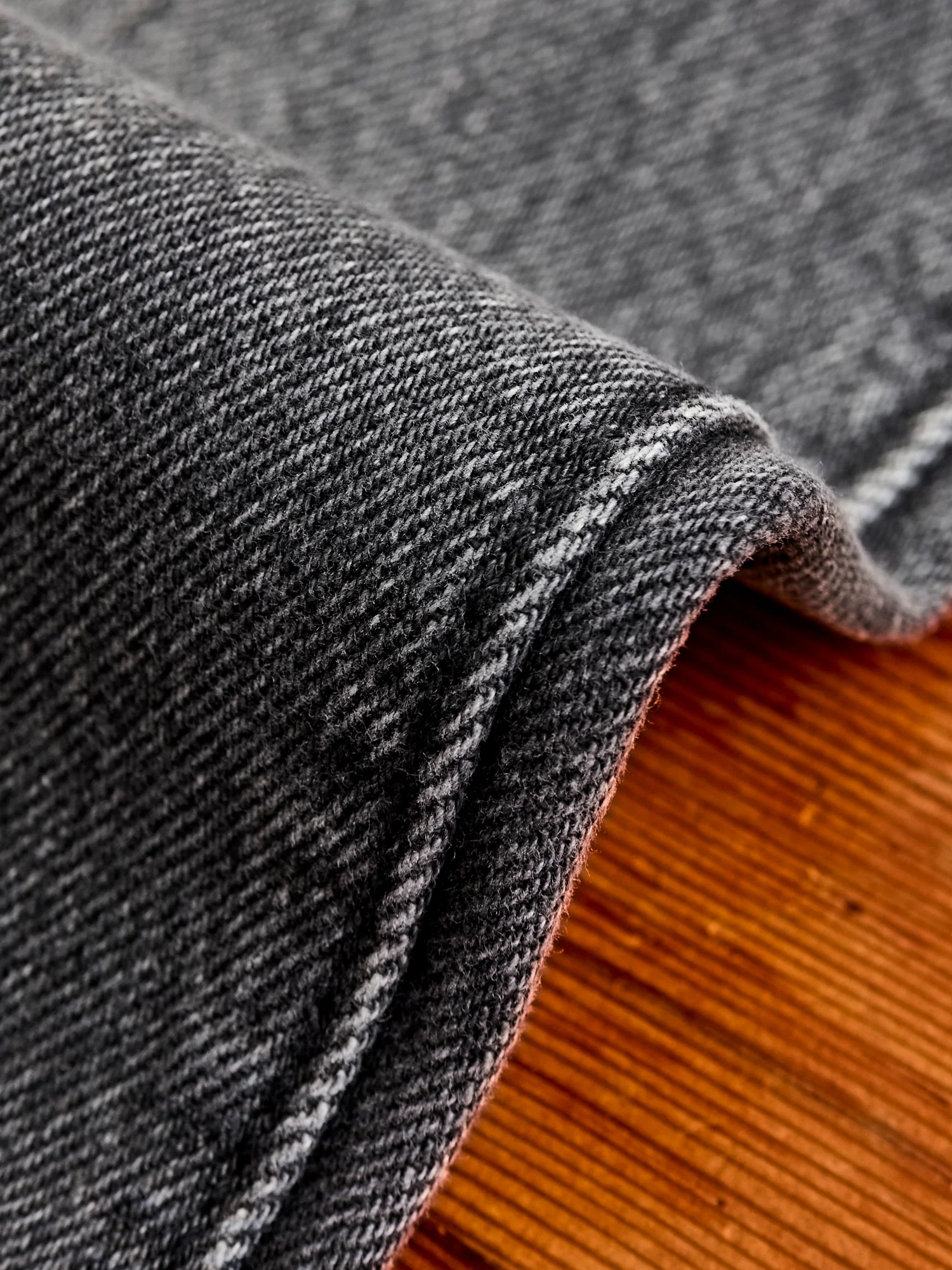 105 13.5oz Black Stone Denim - Standard Fit - Image 8
