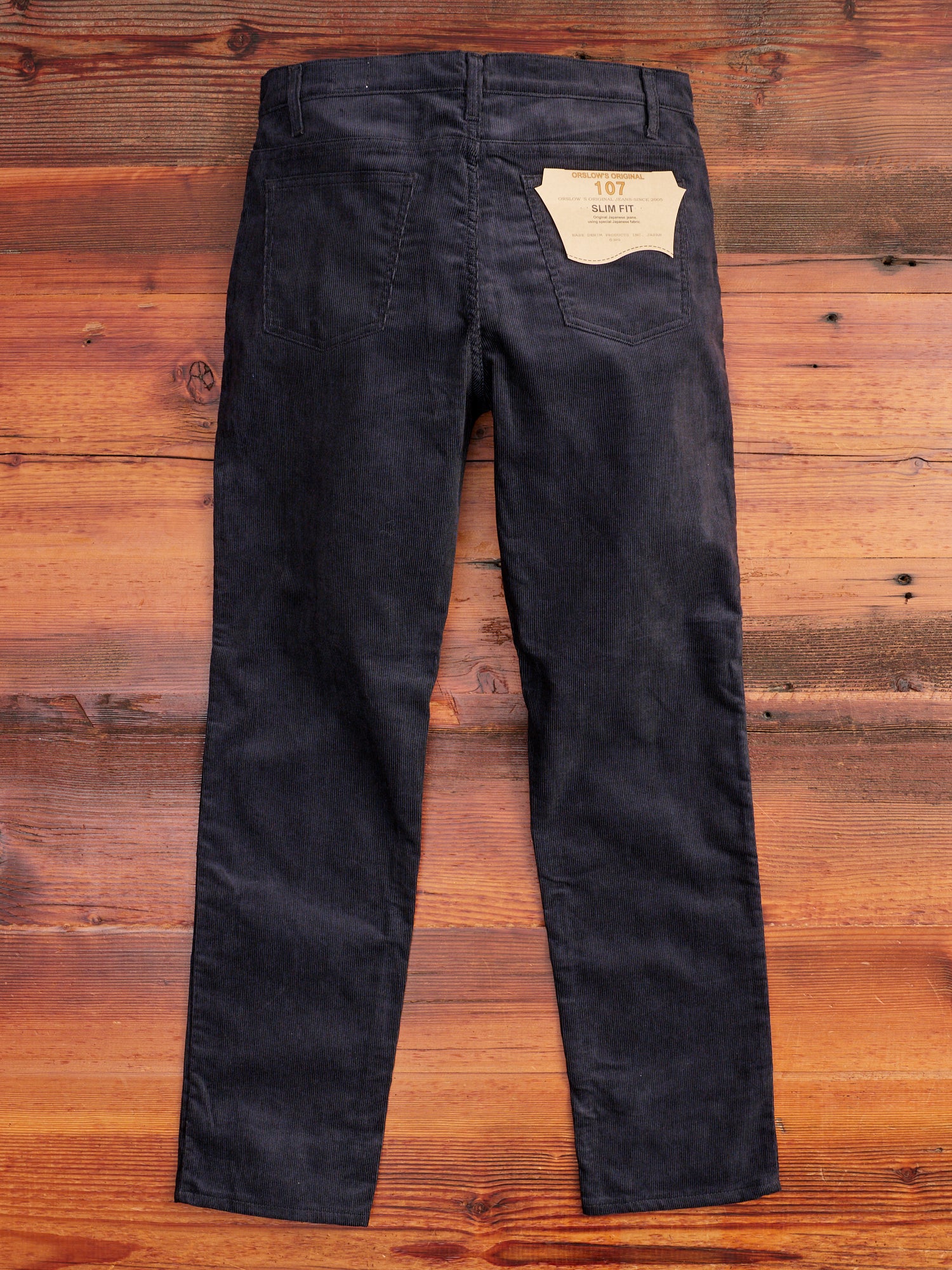 107 Ivy Fit Corduroy Pants in Navy - Image 10