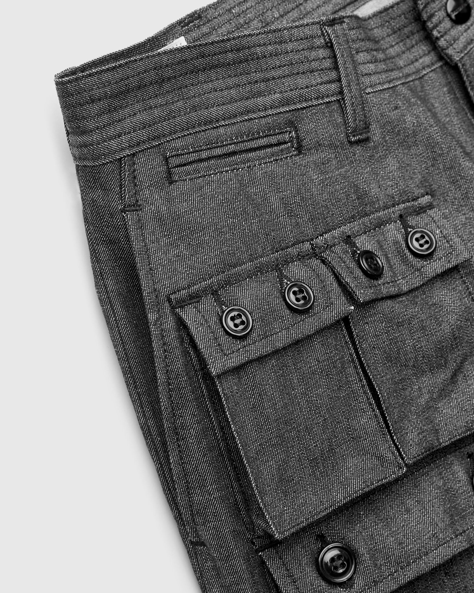 10oz Denim G.D.U Pants in Black - Image 6
