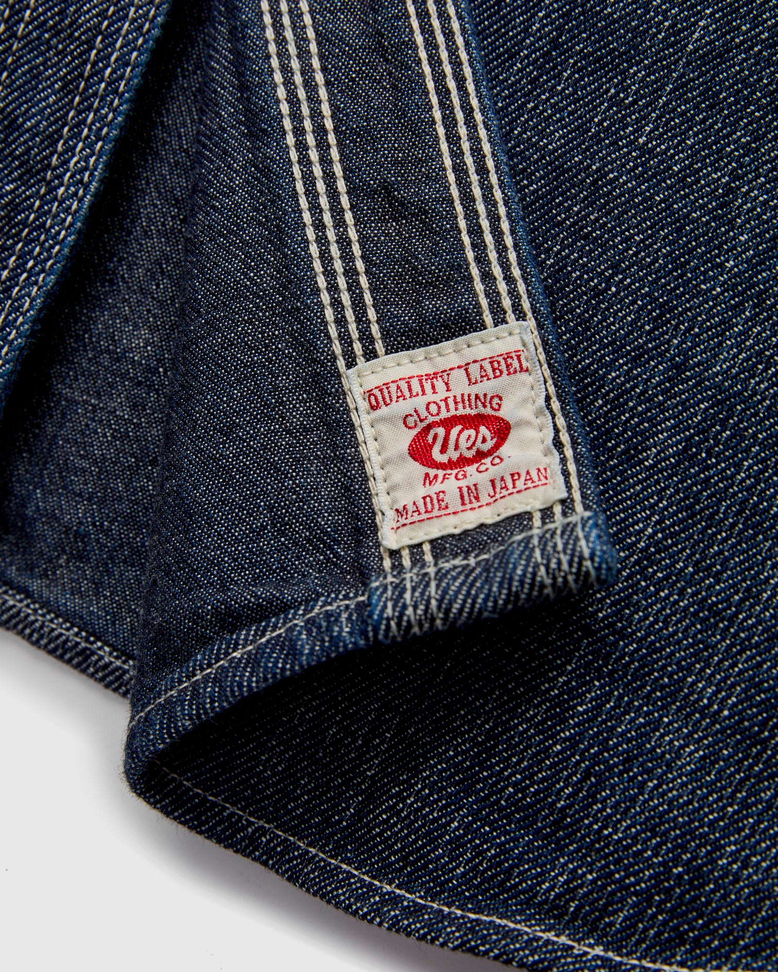 11.4oz Denim Double Weave Workshirt in Indigo - Image 7
