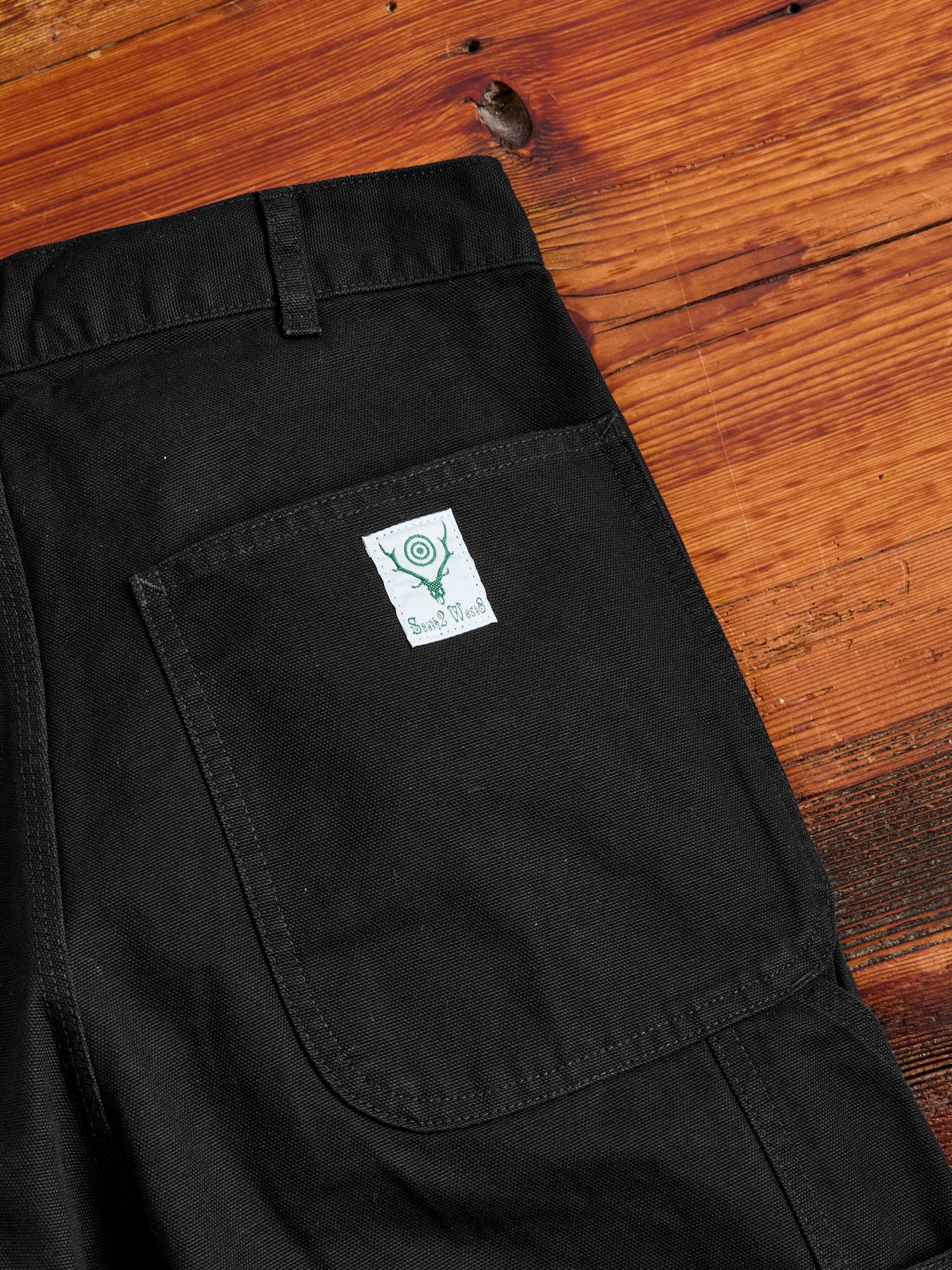 11.5oz Cotton Canvas Painter Pant in Black - Image 5