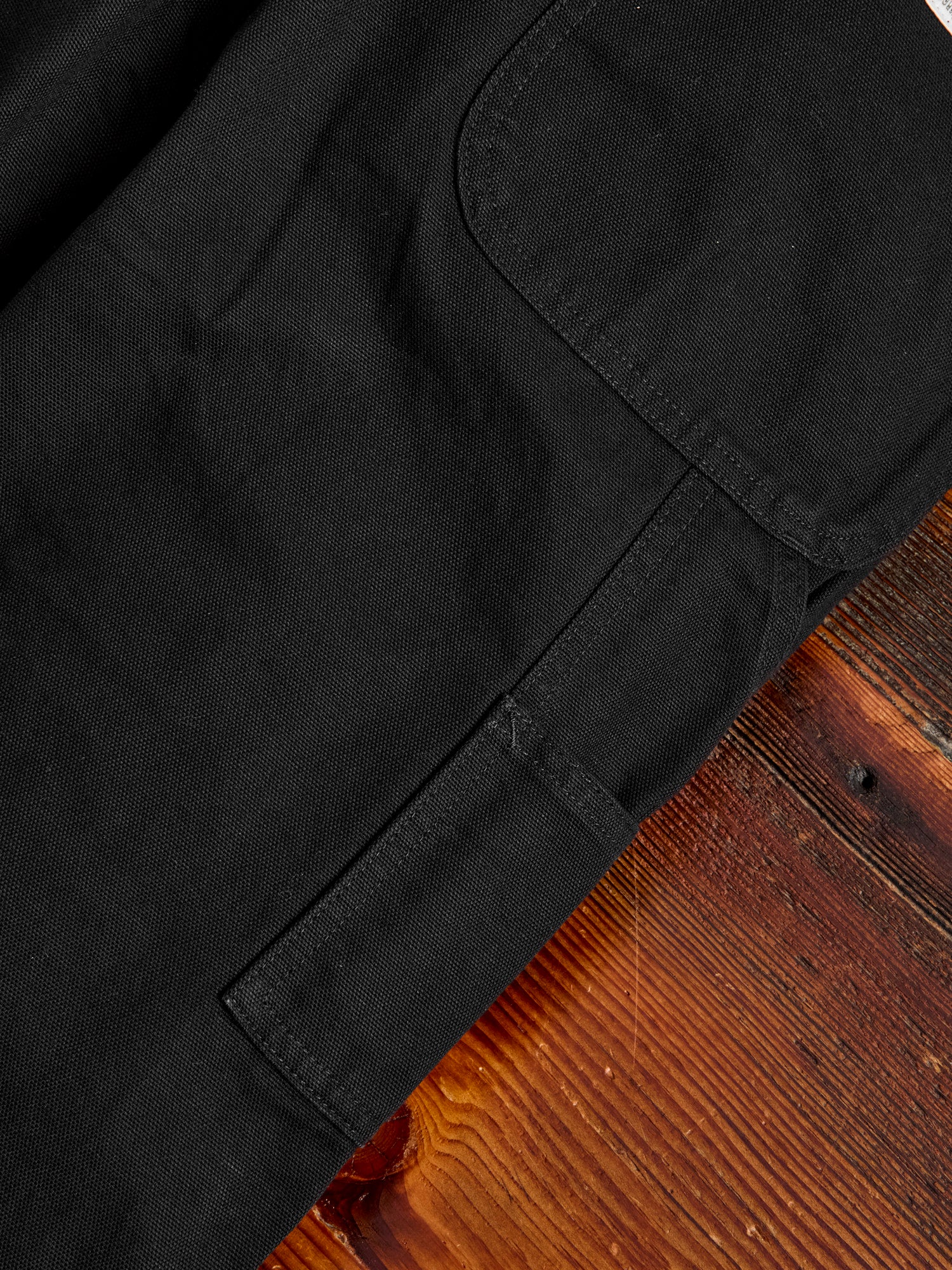 11.5oz Cotton Canvas Painter Pant in Black - Image 6