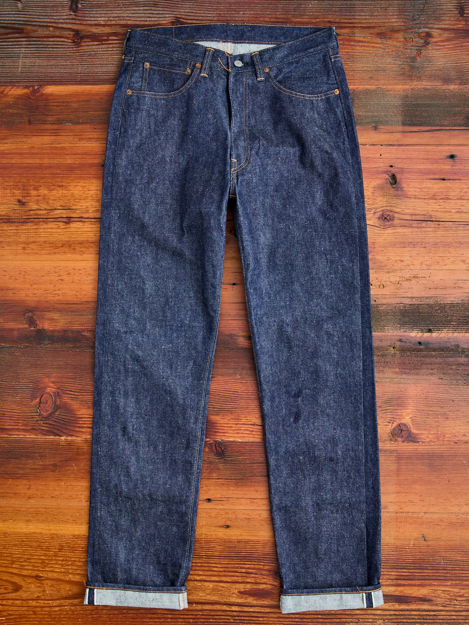 1101 "Big E 1970 Model" 13.75oz Unsanforized Selvedge Denim - Regular Straight - Image 4