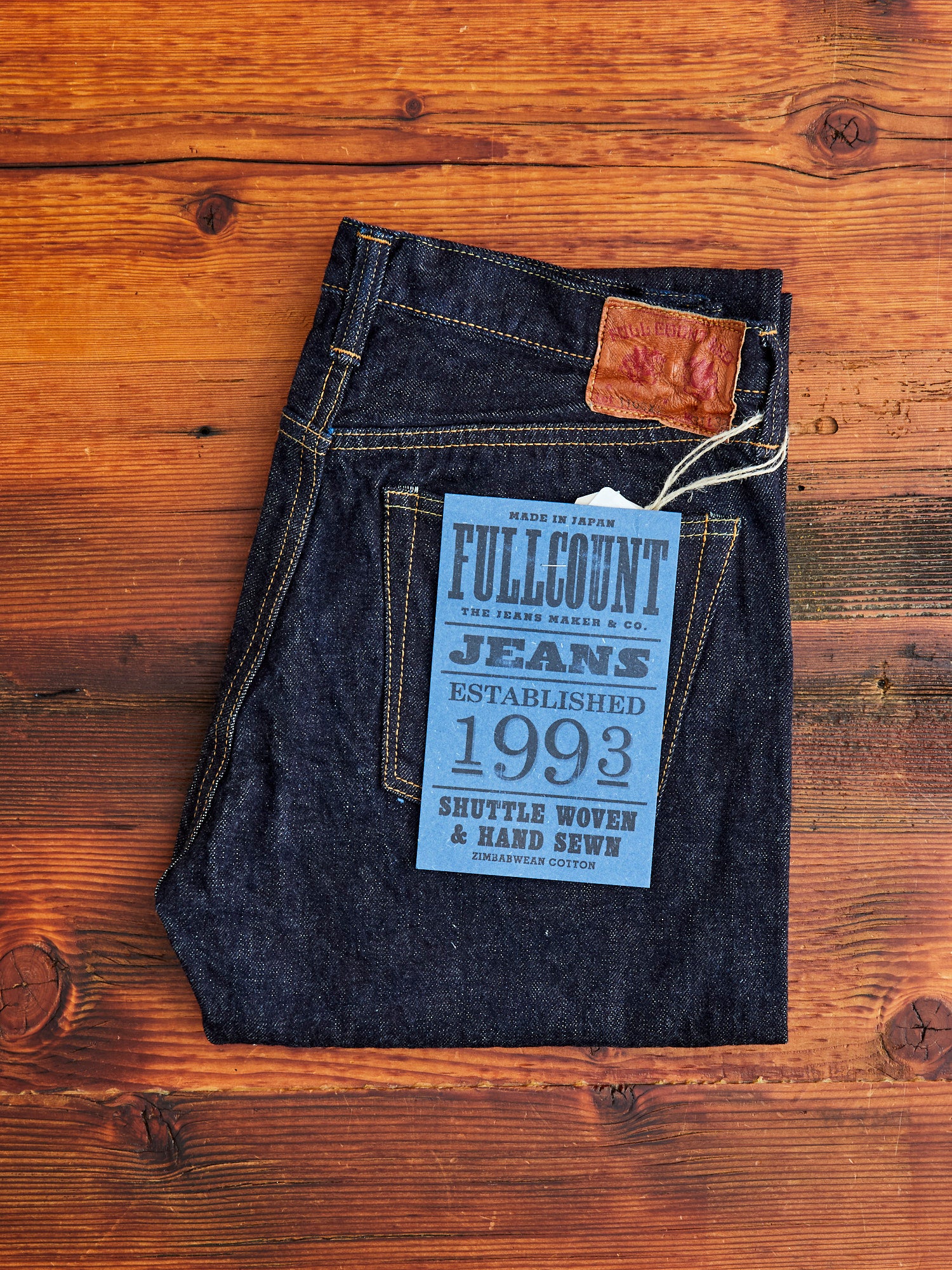 1108XXW 15.5oz Selvedge Denim - Slim Straight Fit - Image 2