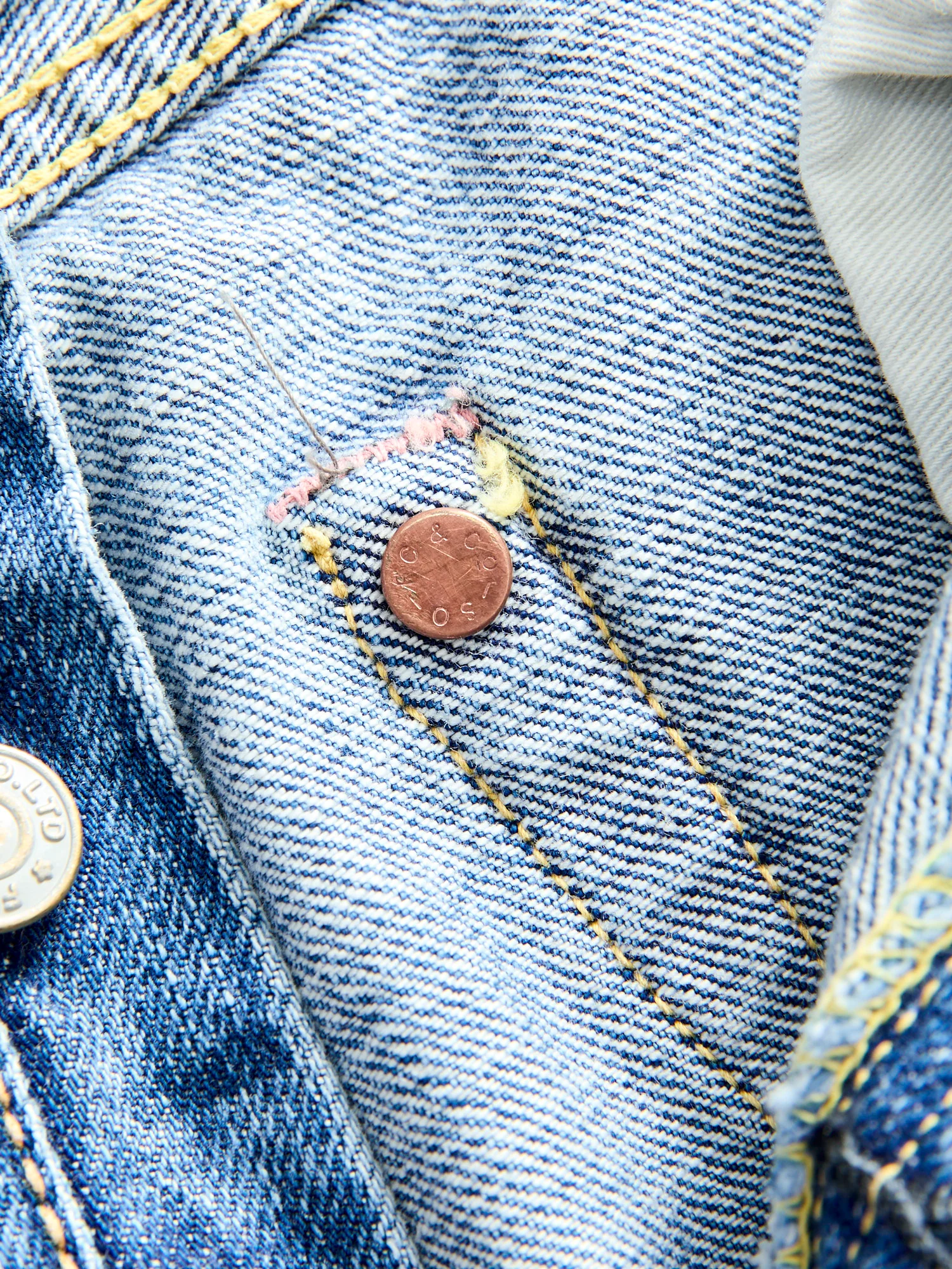 1110 "Dartford" 13.75oz Selvedge Denim - Tapered Fit - Image 11