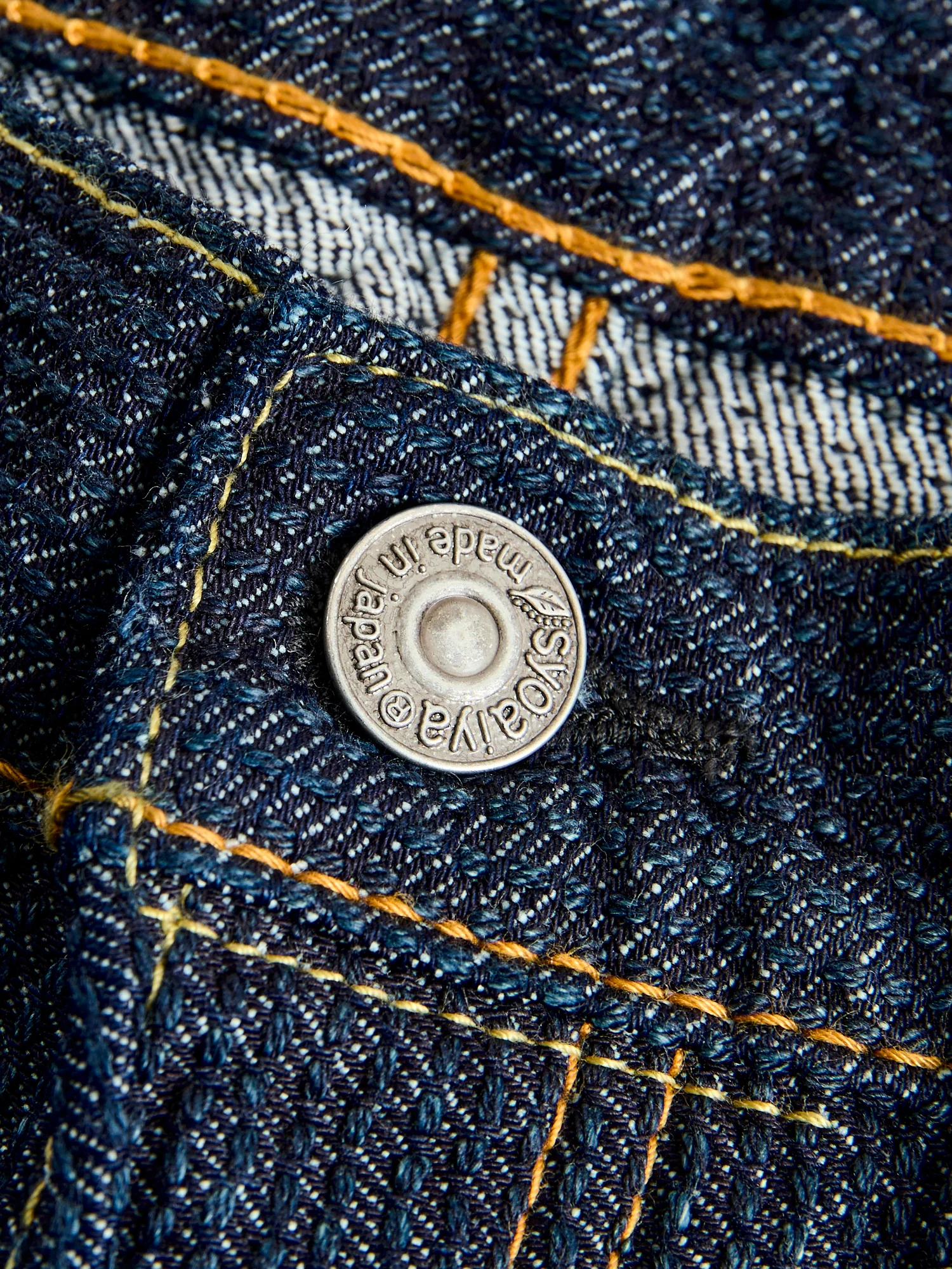 1170-2-ID Indigo Sashiko Denim - Relaxed Tapered Fit - Image 7