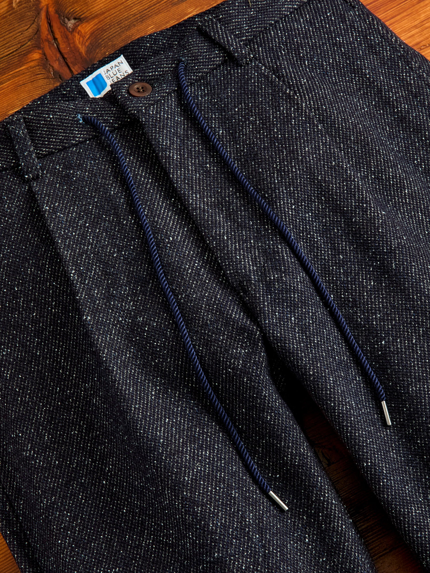 12oz Denim Tweed Easy Tapered Pants in Indigo - Image 5
