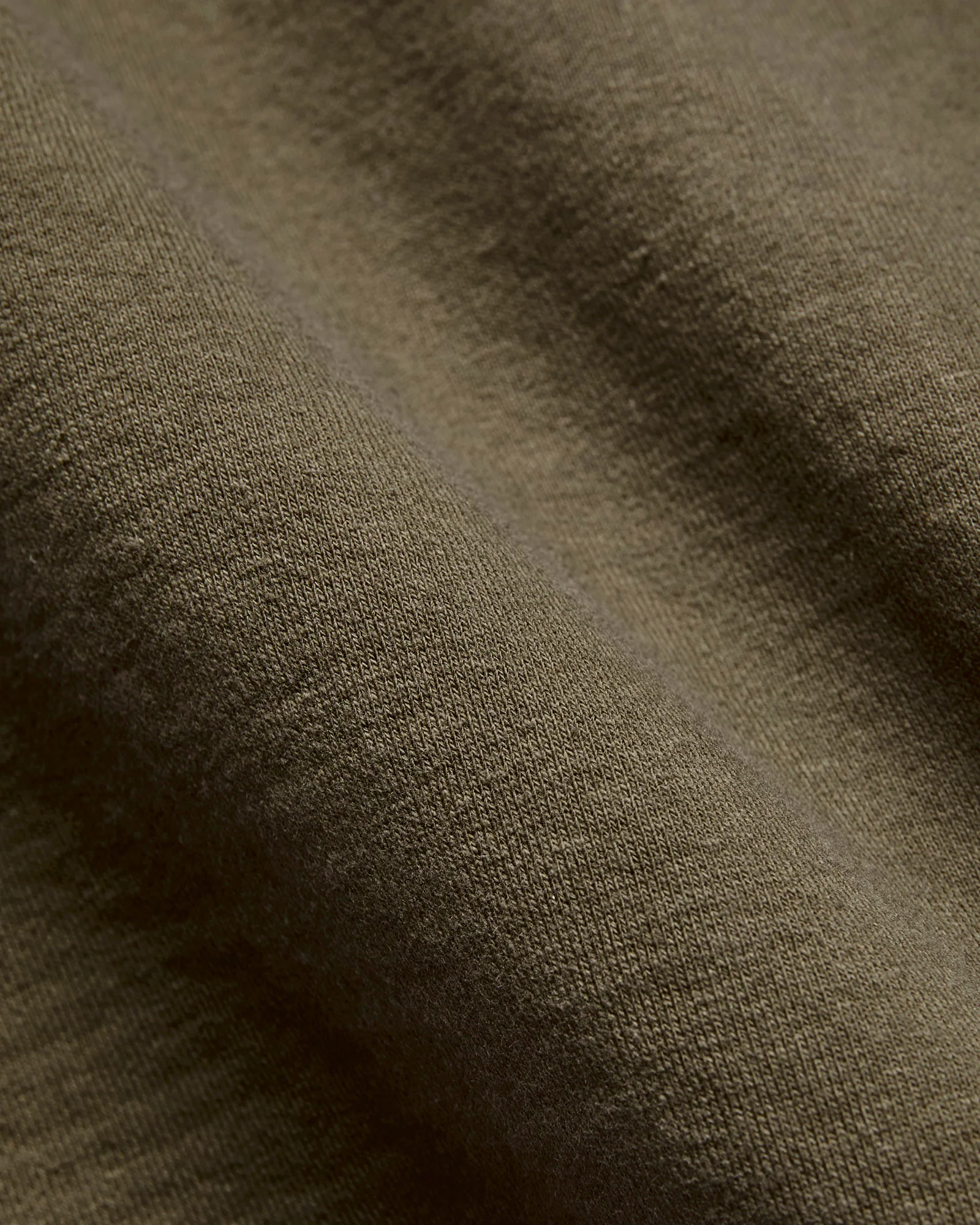 13.5oz Heavyweight Zip Hoodie in Olive - Image 7