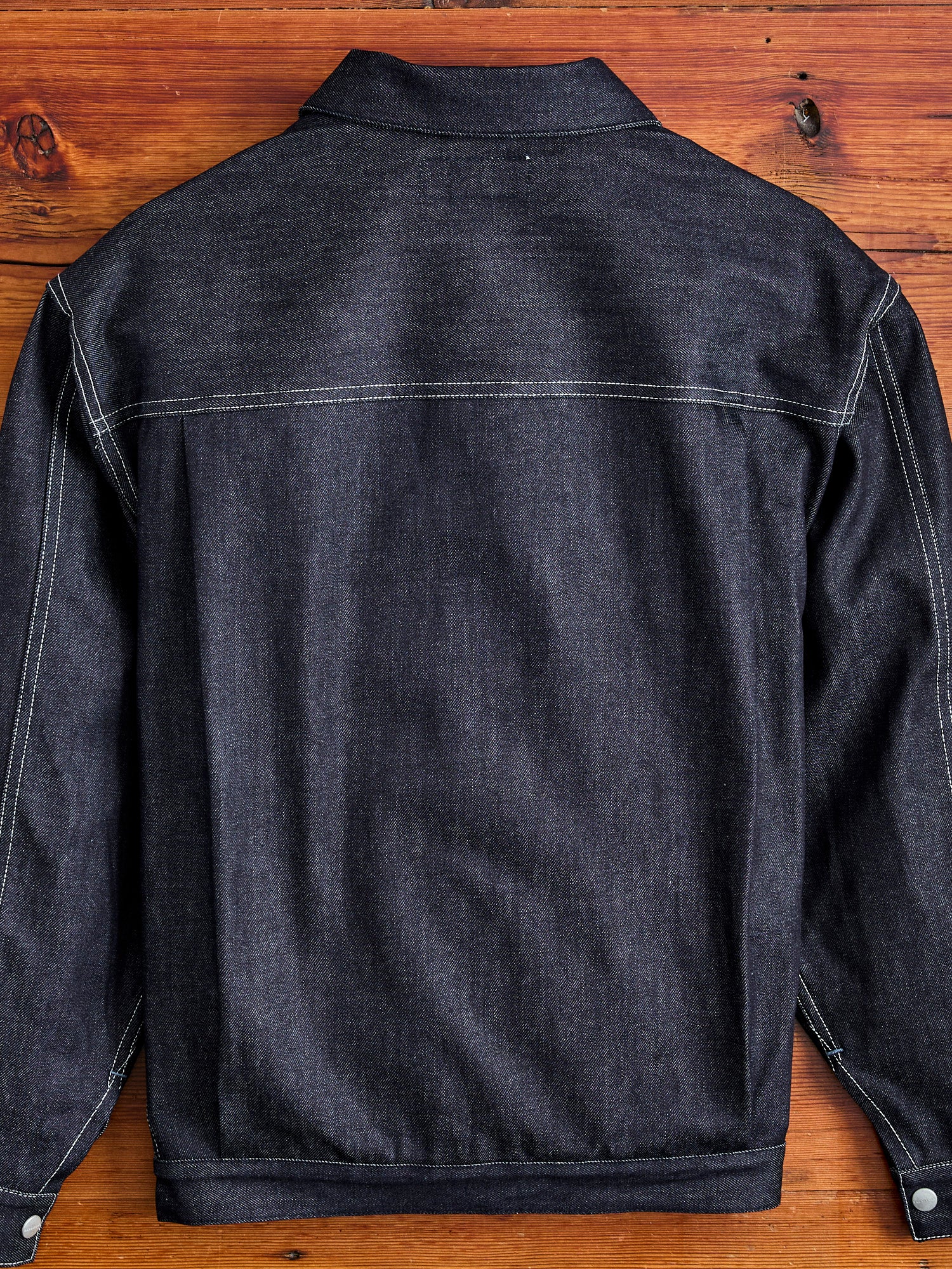 13oz Slub Denim Gardeners Jacket in Indigo - Image 3