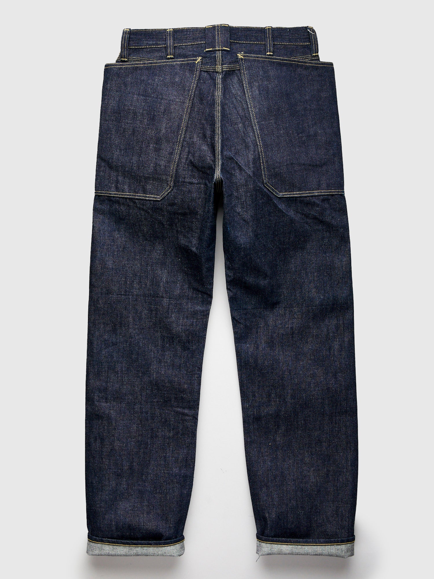 14oz Selvedge Denim Fall Leaf R Stream Pants in Indigo - Image 3