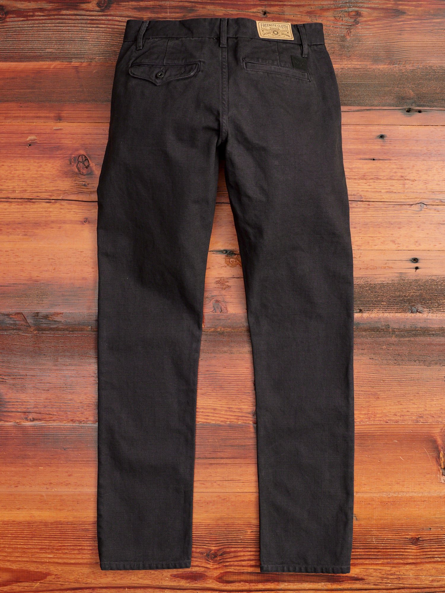 14oz Slub Workers Chino in Black - Image 11