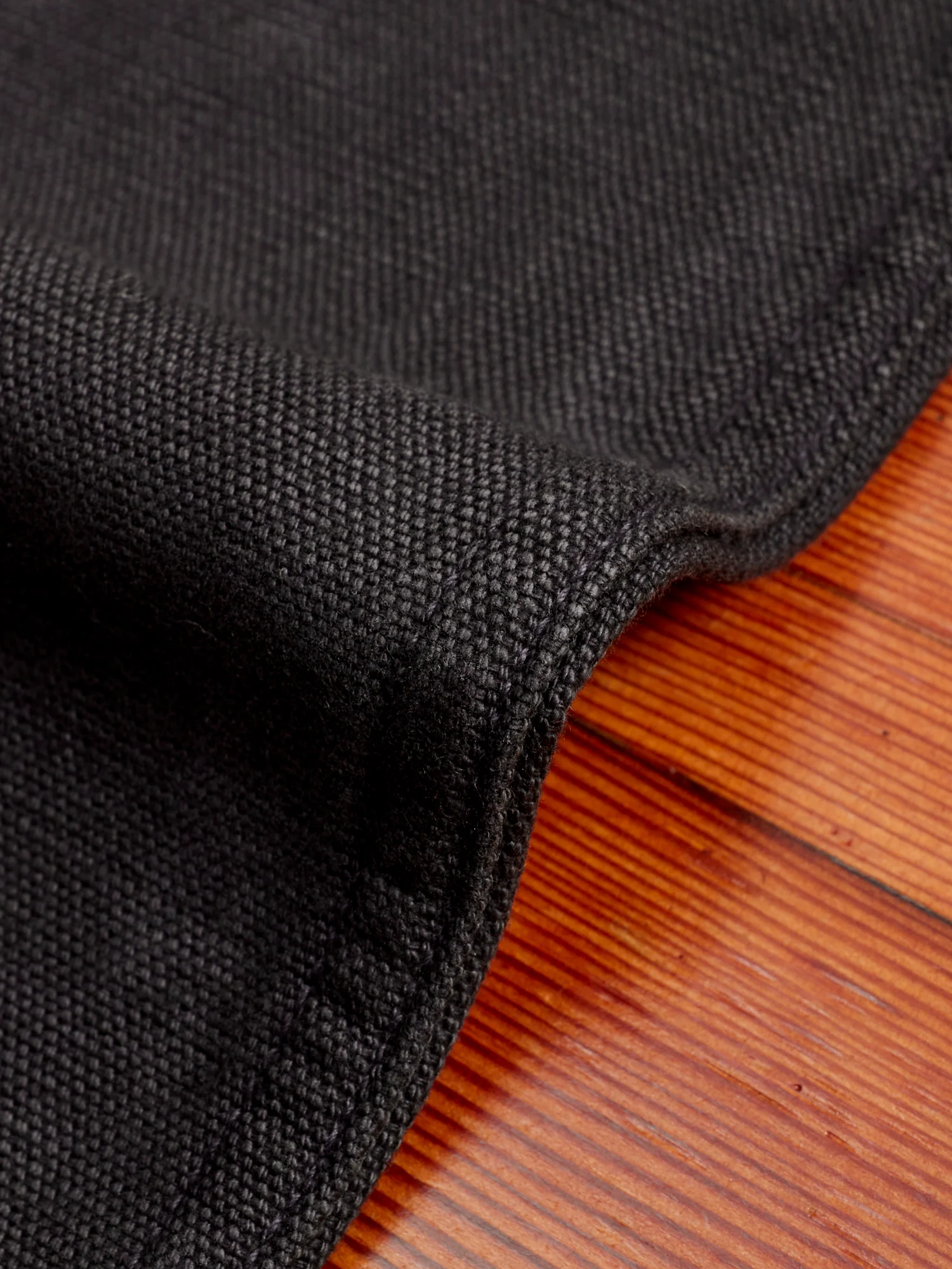 14oz Slub Workers Chino in Black - Image 6
