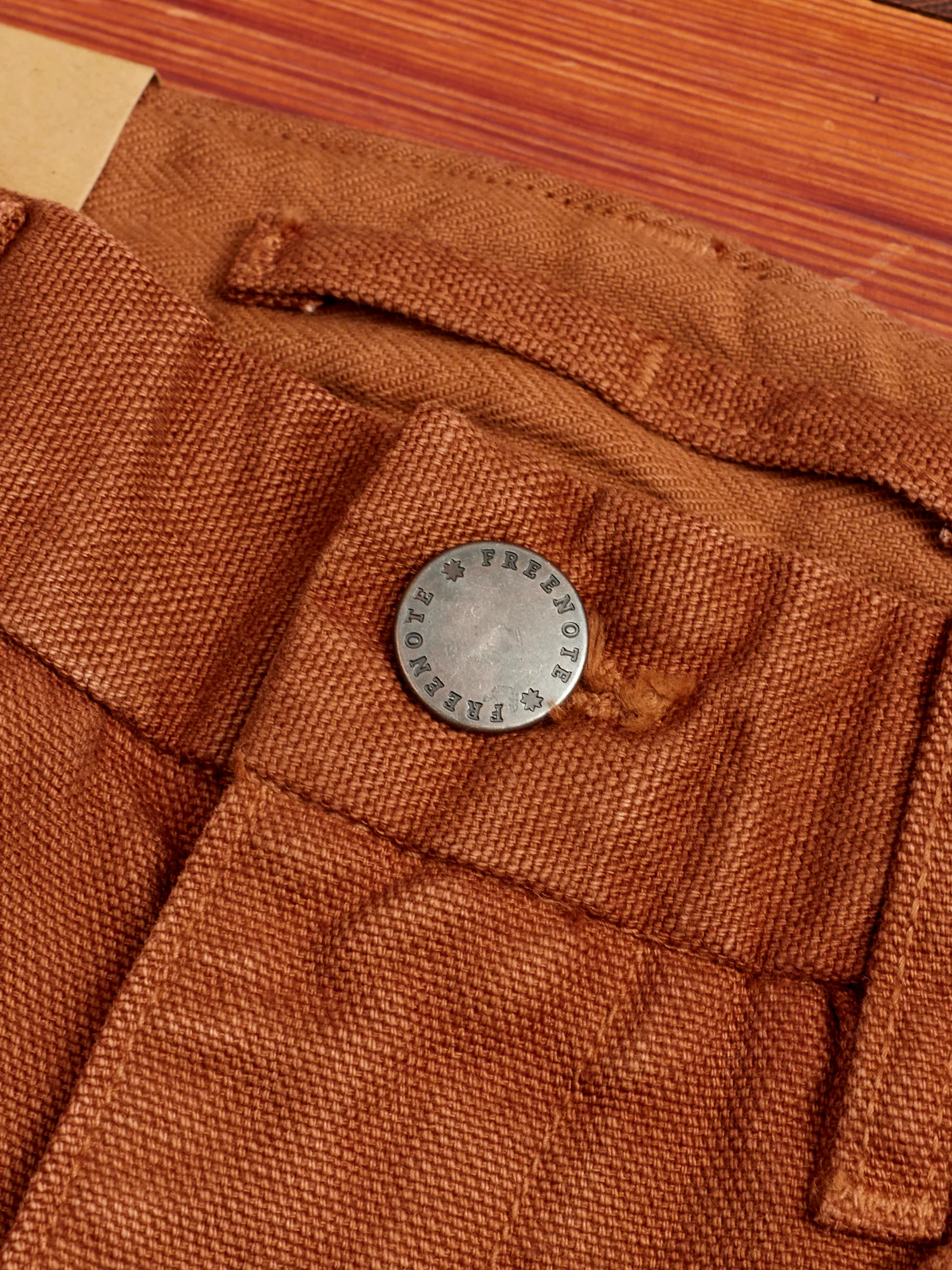 14oz Slub Workers Chino in Rust - Image 4
