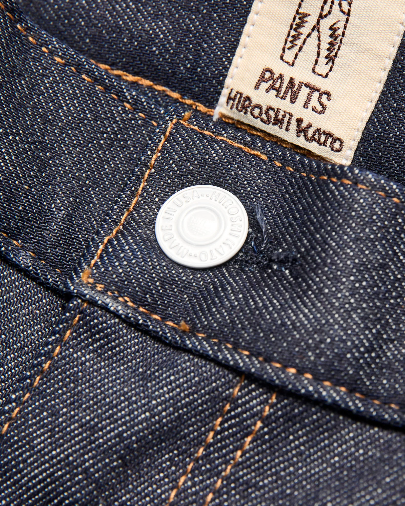 14oz Stretch Selvedge Denim - Pail Loose Straight - Image 6