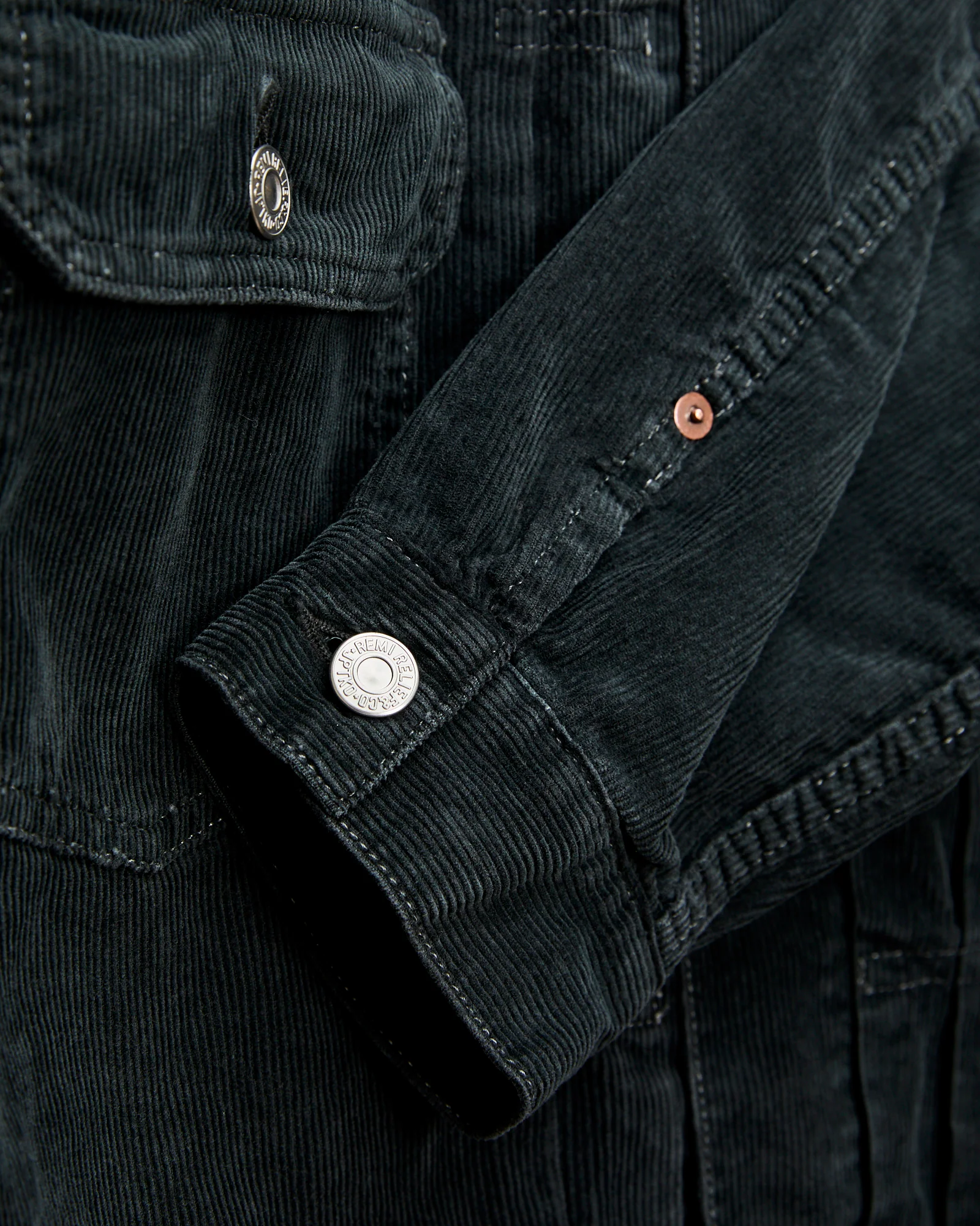 14W Corduroy 2nd Jacket in Black - Image 5