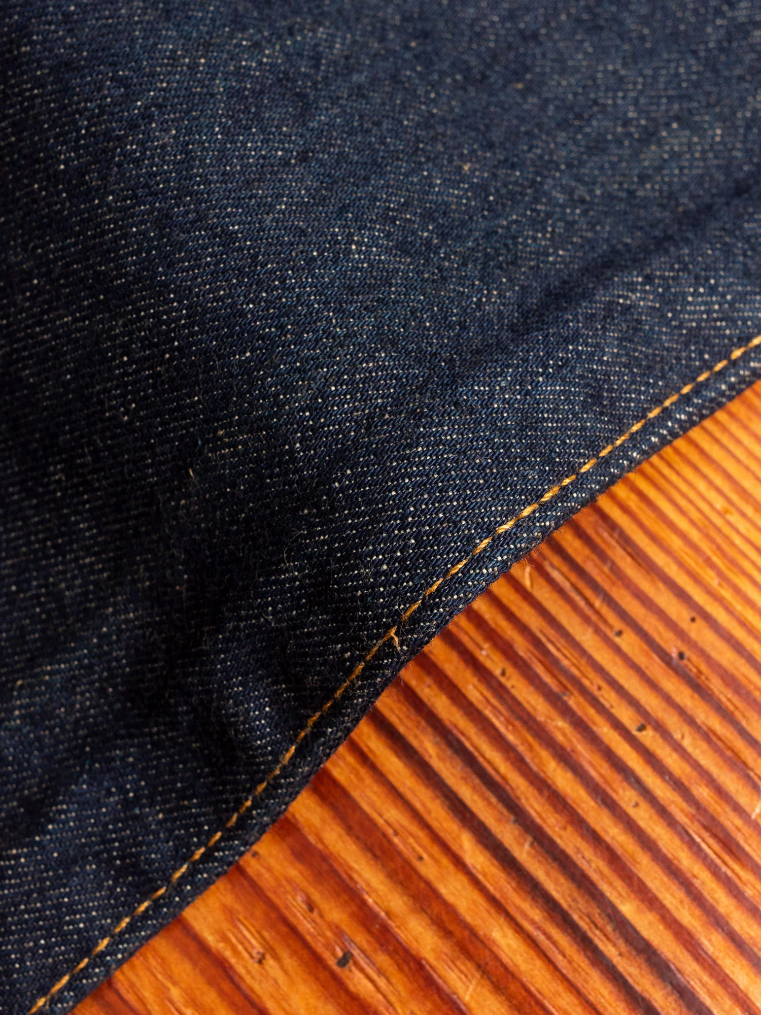 15oz Rinsed Selvedge Denim - Slim Fit - Image 9