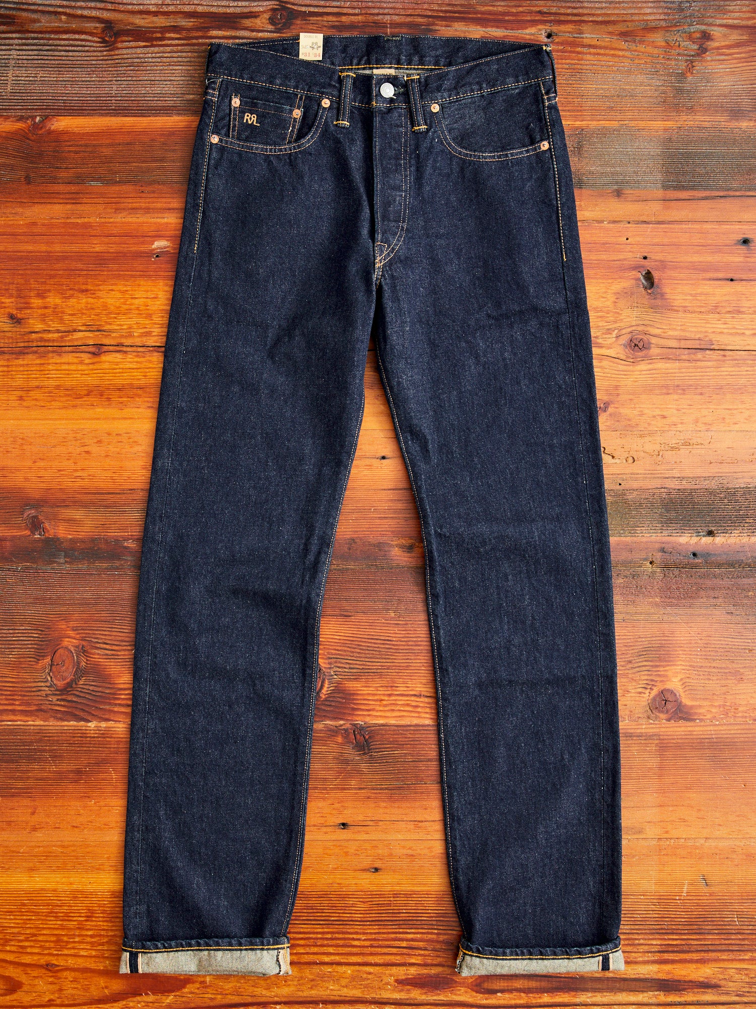 15oz Rinsed Selvedge Denim - Straight Fit - Image 6