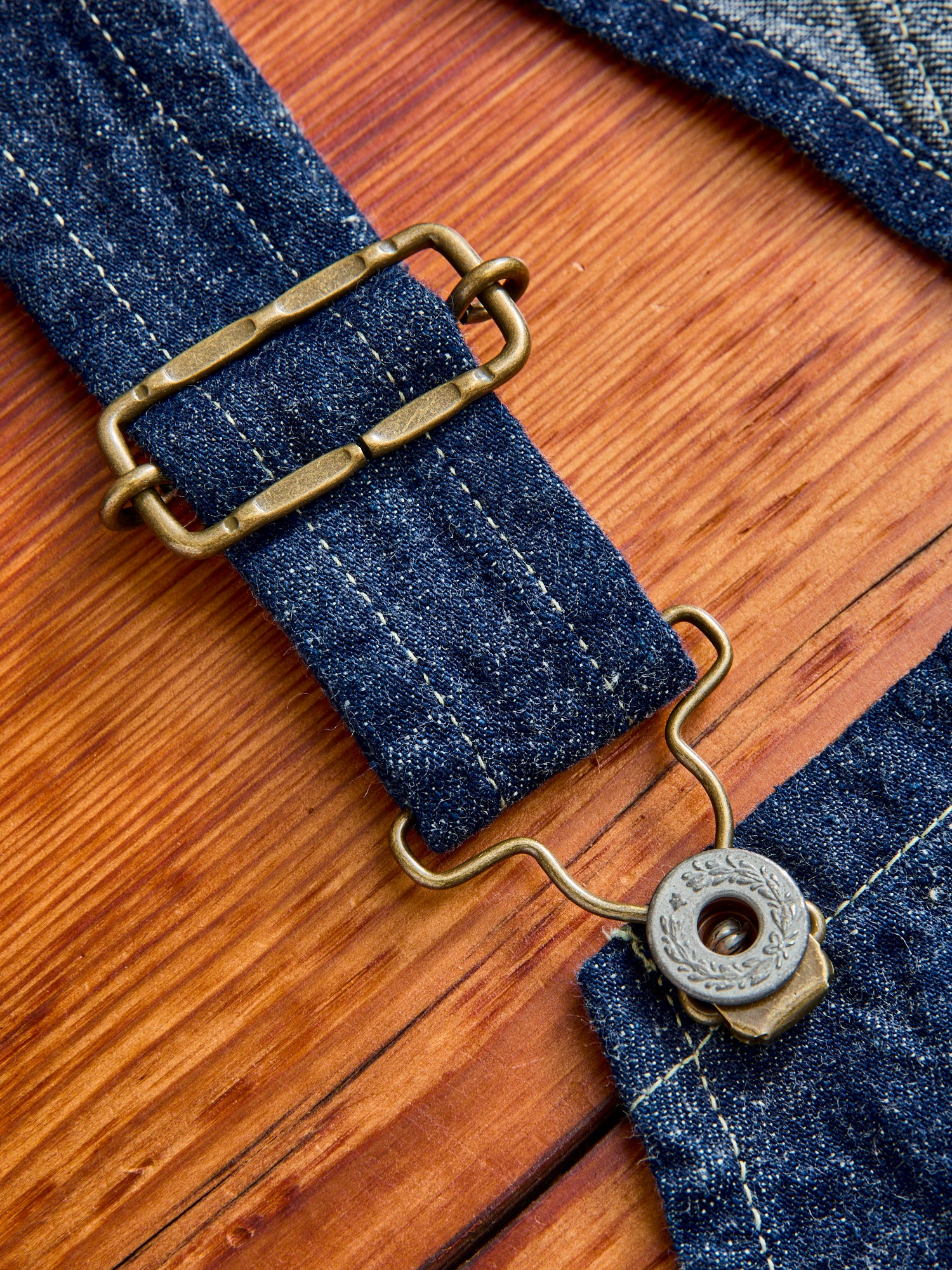 1930's Denim Overall in Indigo One Wash - Image 7