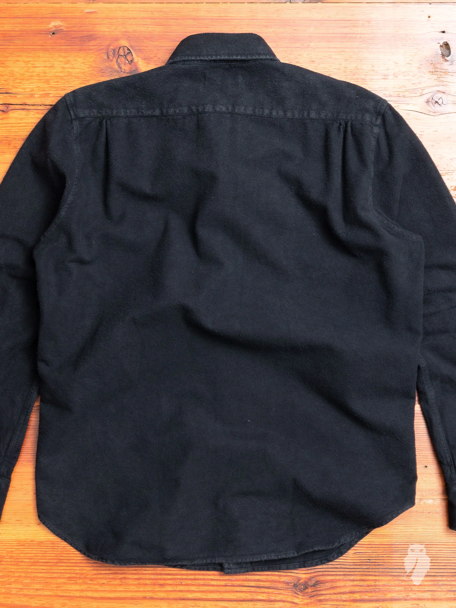 1950s Ultimate Flannel in Mudd Black - Image 8