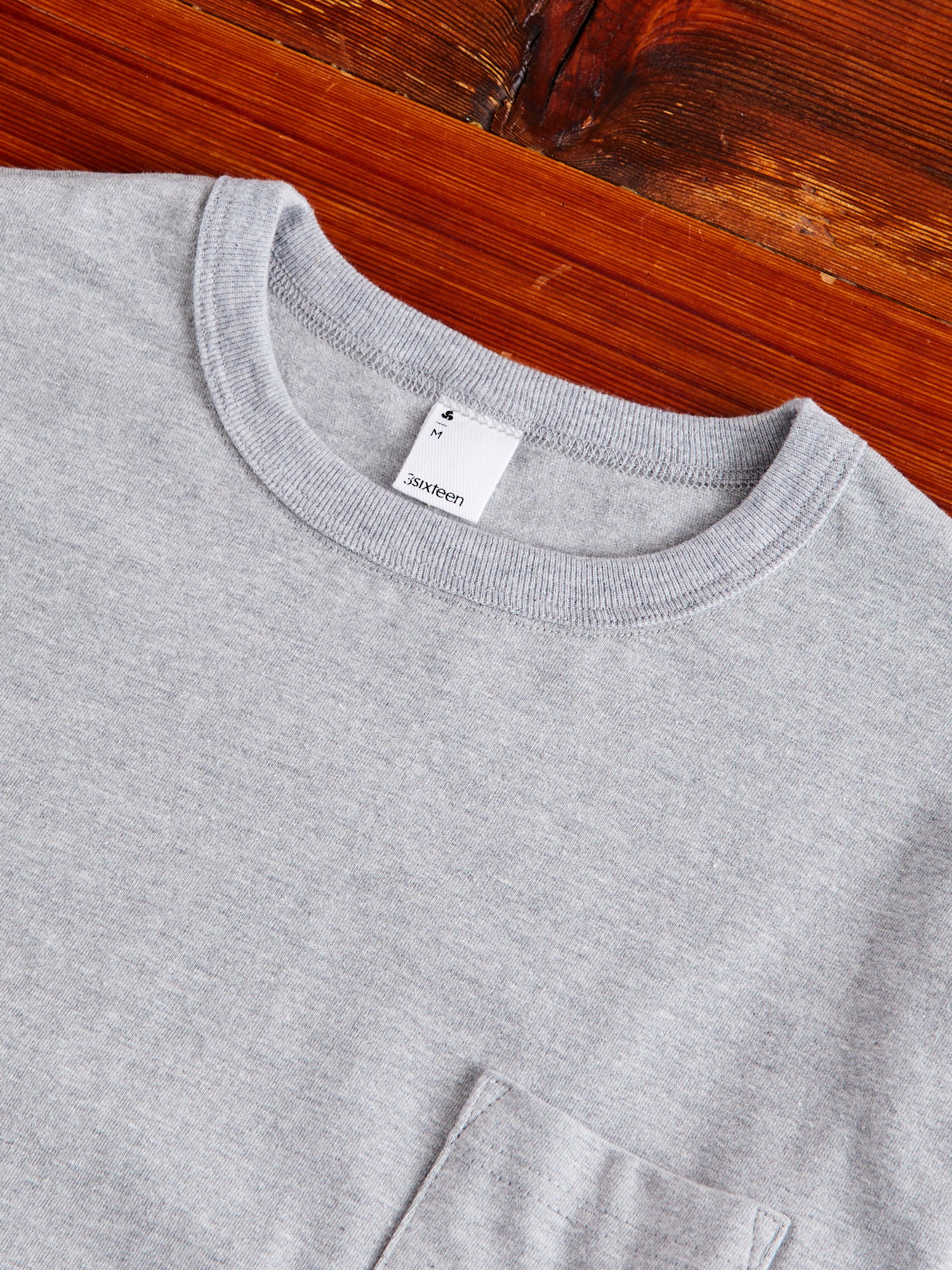 2-Pack Heavyweight Pocket T-Shirts in Heather Grey - Image 4
