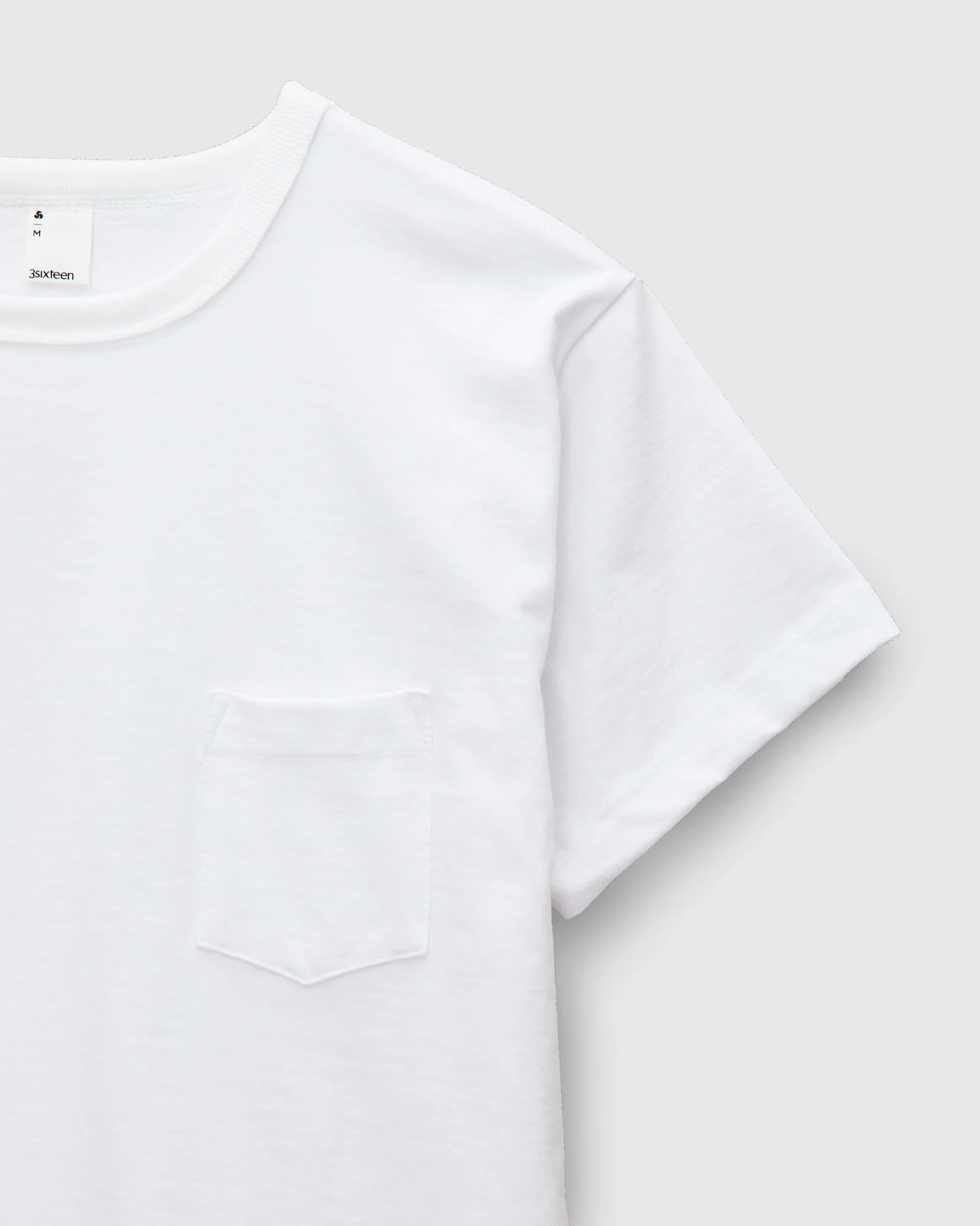 2-Pack Heavyweight Pocket T-Shirts in White - Image 4