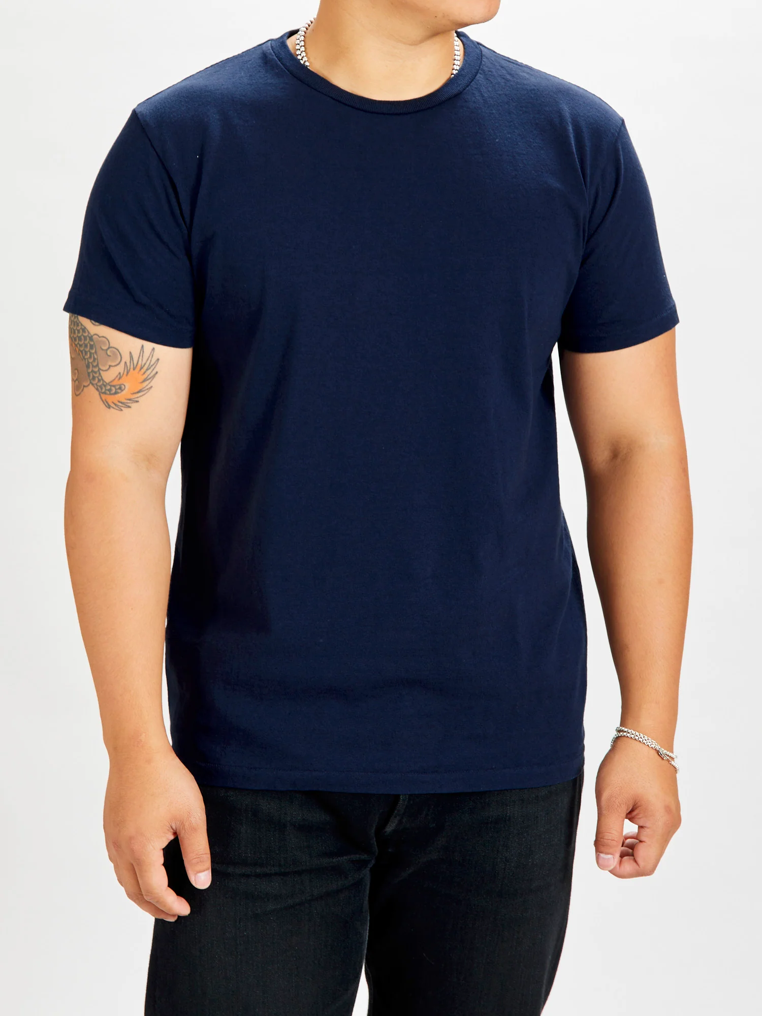 2-Pack Short Sleeve Crew Tee in Navy - Image 4