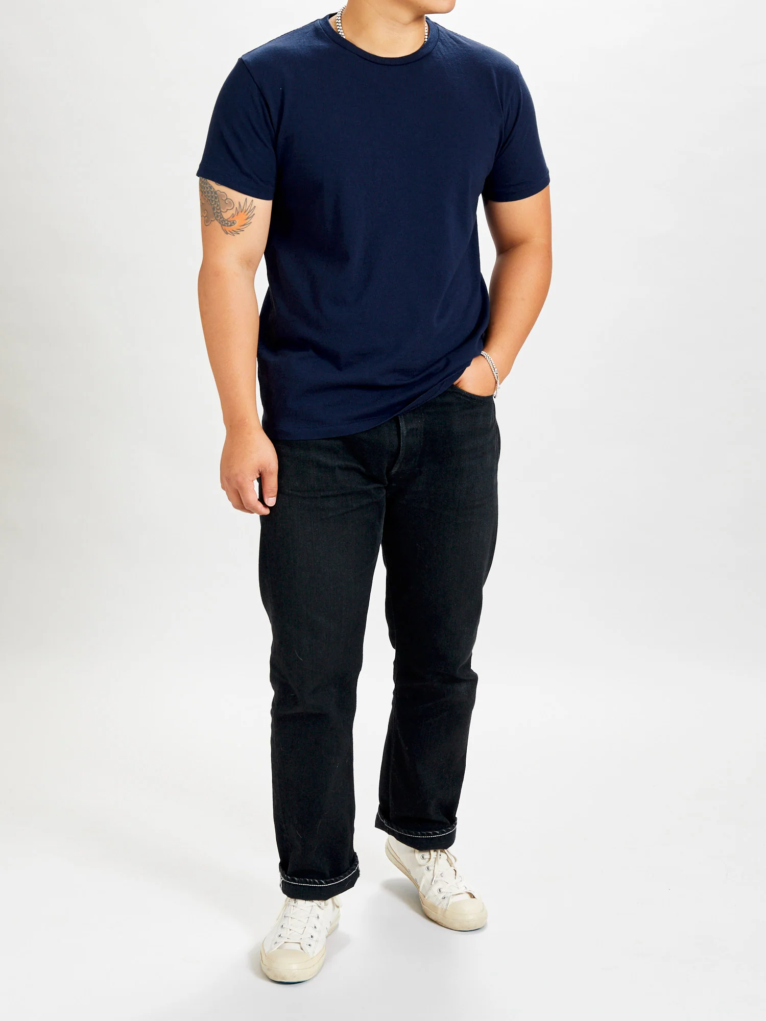2-Pack Short Sleeve Crew Tee in Navy - Image 5