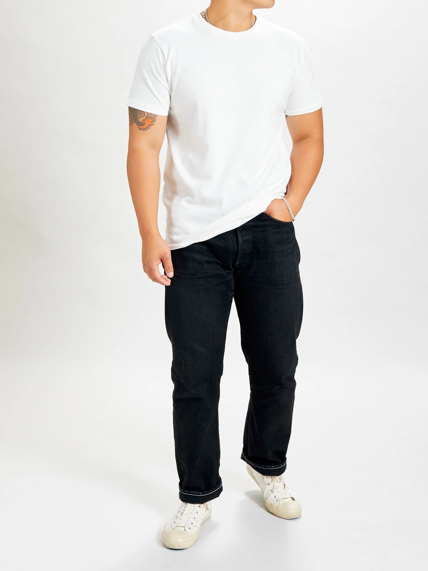 2-Pack Short Sleeve Crew Tee in White - Image 5