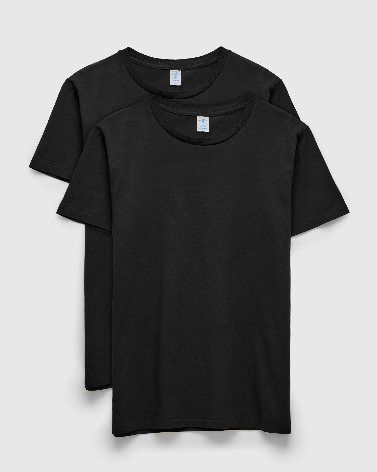 2-Pack Short Sleeve Crew Tee in Black