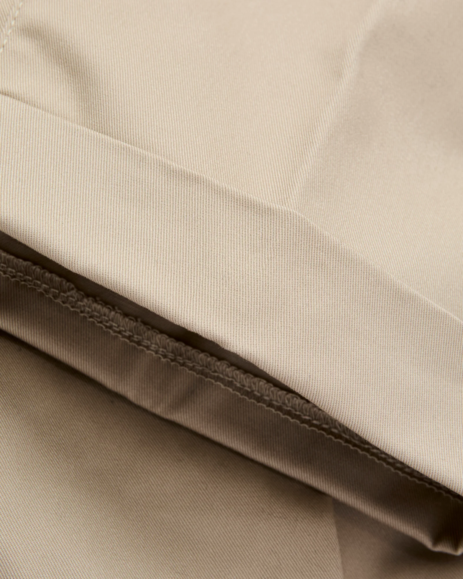 2-Pleat Twill Trousers in Khaki - Image 7