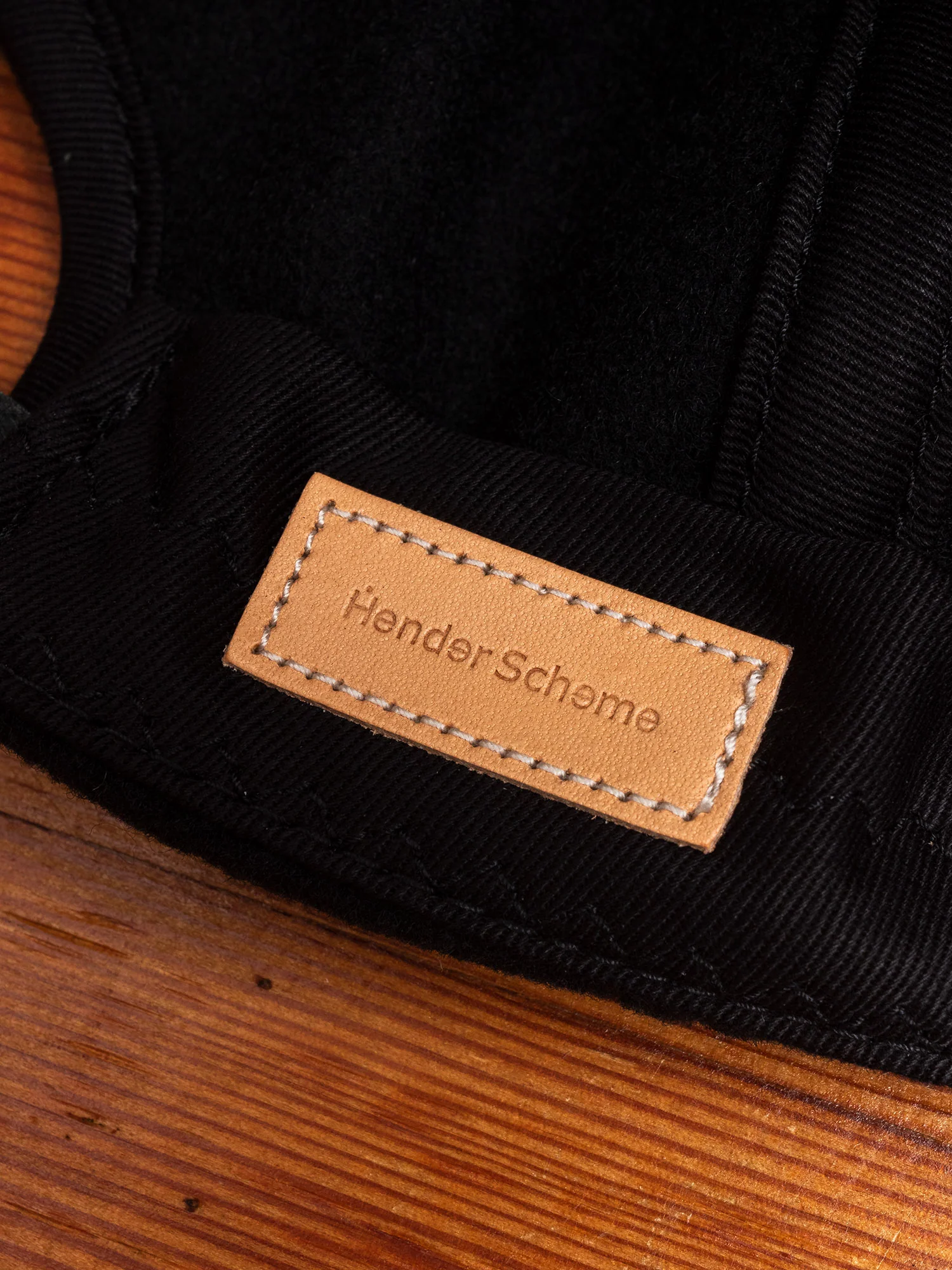 2 Tone Wool Cap in Black - Image 7