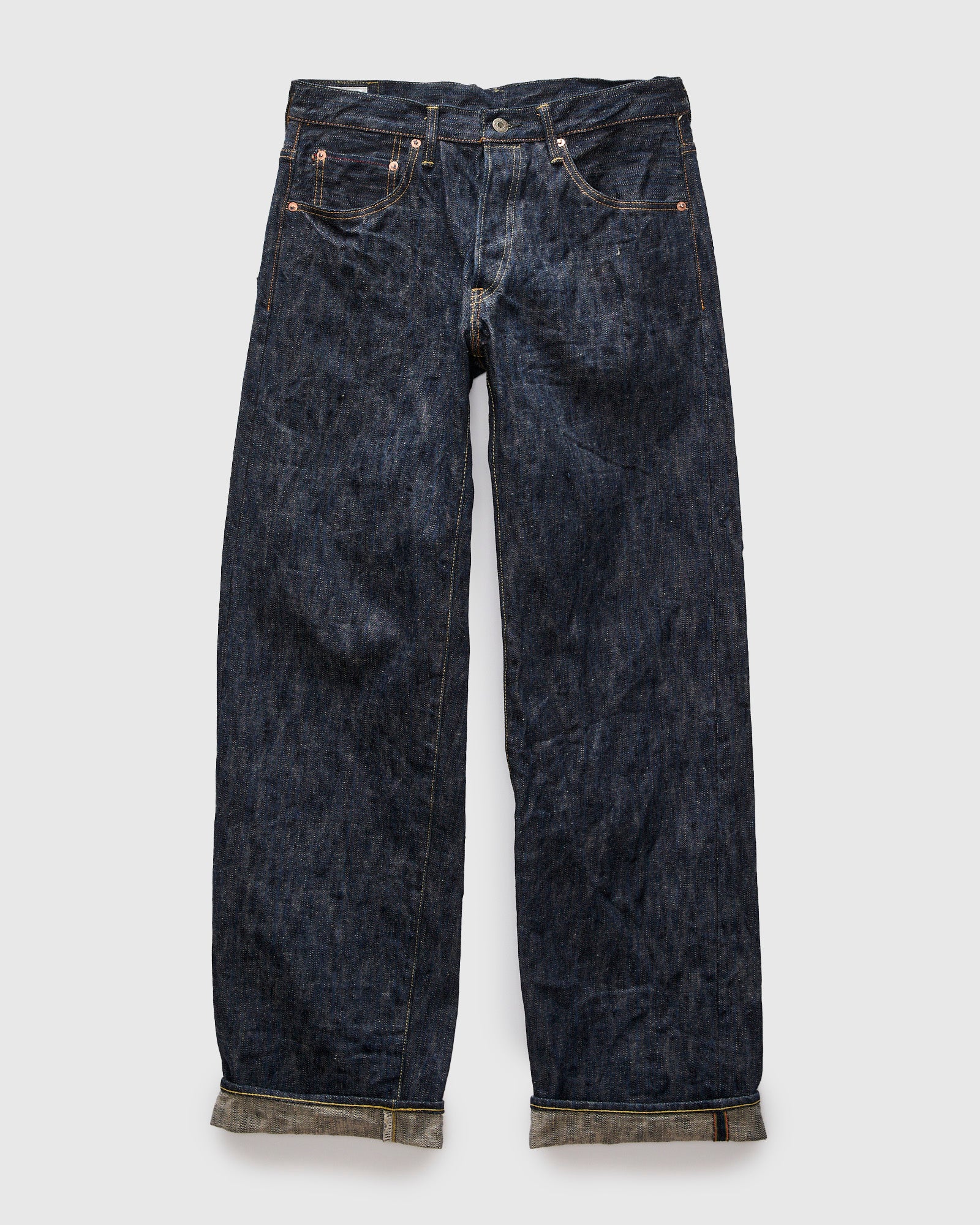 200 "Kase" 16oz Natural Indigo Selvedge Denim - Wide Straight Fit - Image 2
